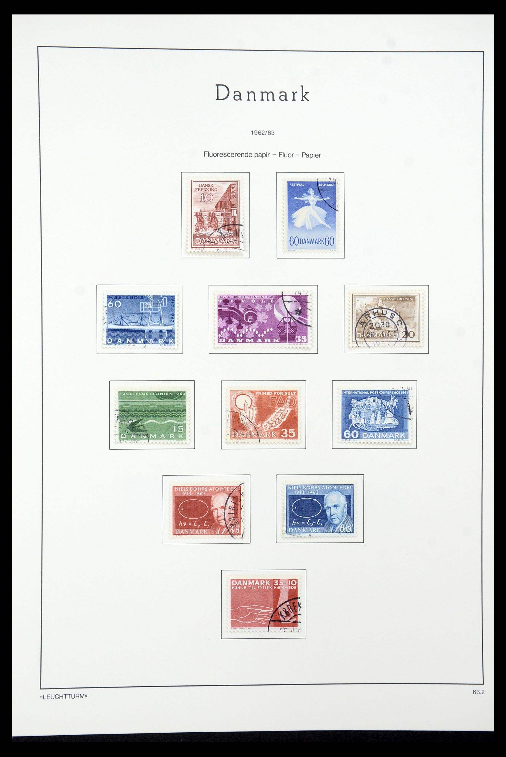 35506 030 - Postzegelverzameling 35506 Denemarken 1851-1997.