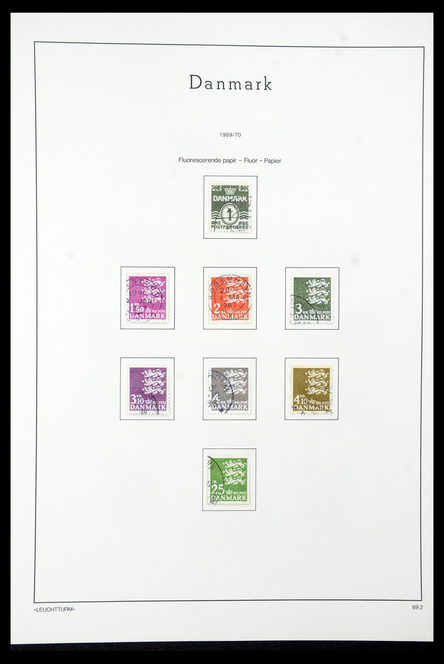 35506 037 - Postzegelverzameling 35506 Denemarken 1851-1997.