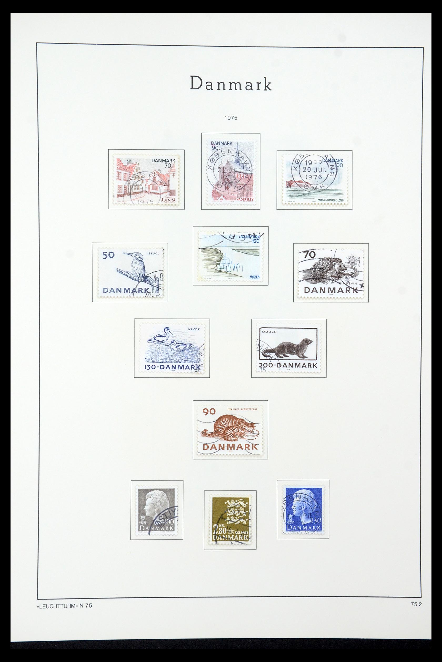35506 047 - Postzegelverzameling 35506 Denemarken 1851-1997.