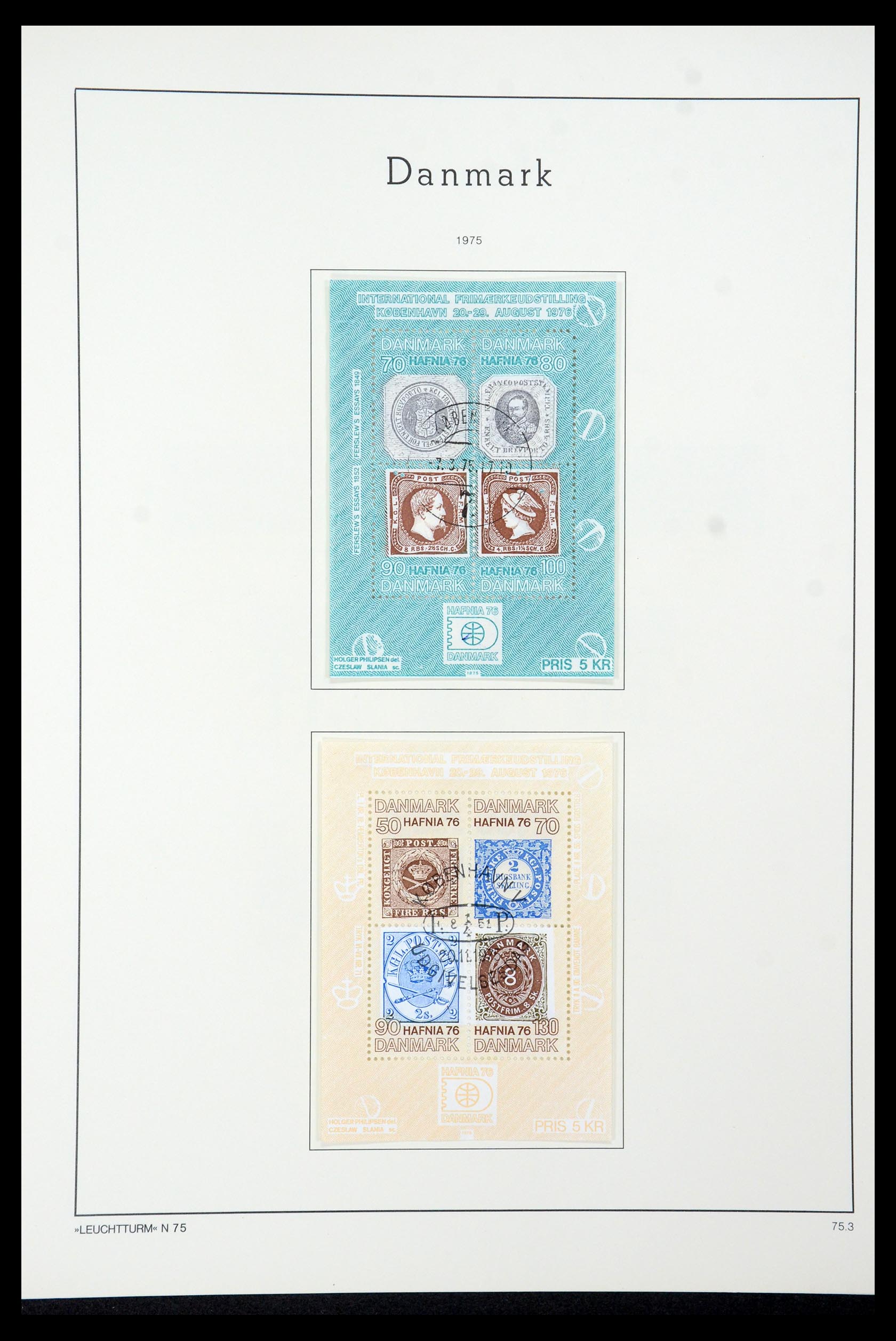 35506 048 - Postzegelverzameling 35506 Denemarken 1851-1997.