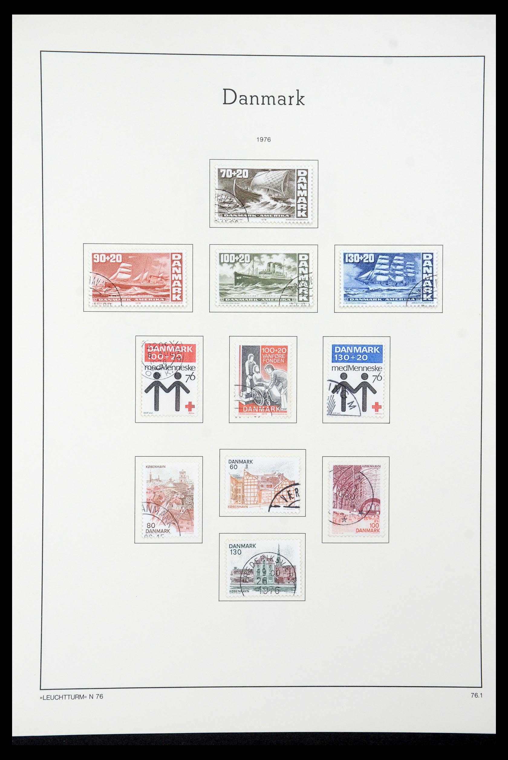 35506 049 - Postzegelverzameling 35506 Denemarken 1851-1997.