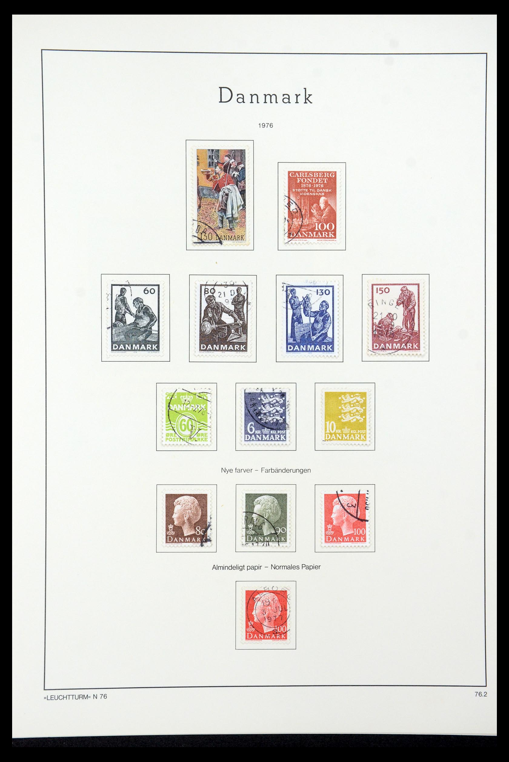 35506 050 - Postzegelverzameling 35506 Denemarken 1851-1997.
