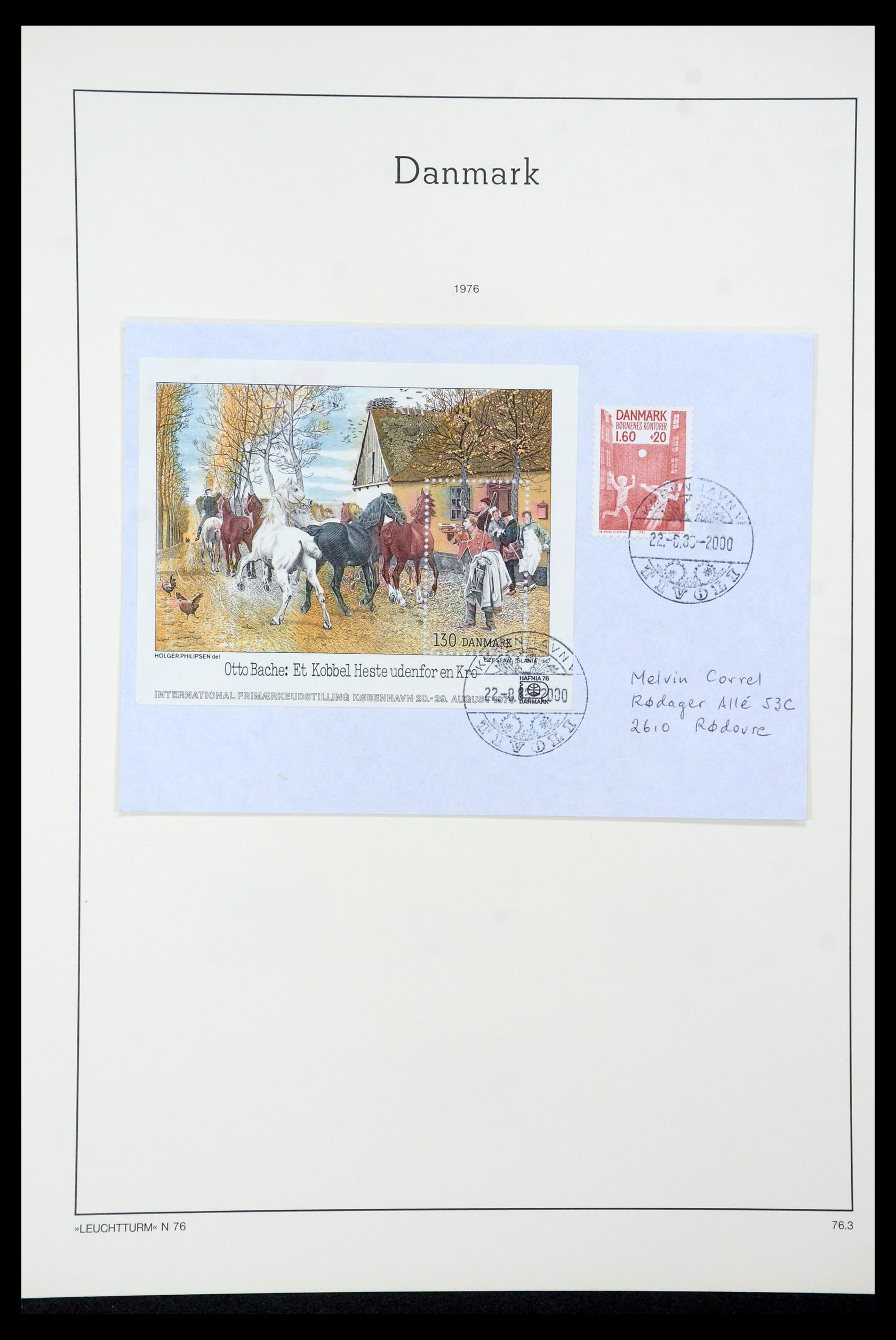 35506 051 - Postzegelverzameling 35506 Denemarken 1851-1997.