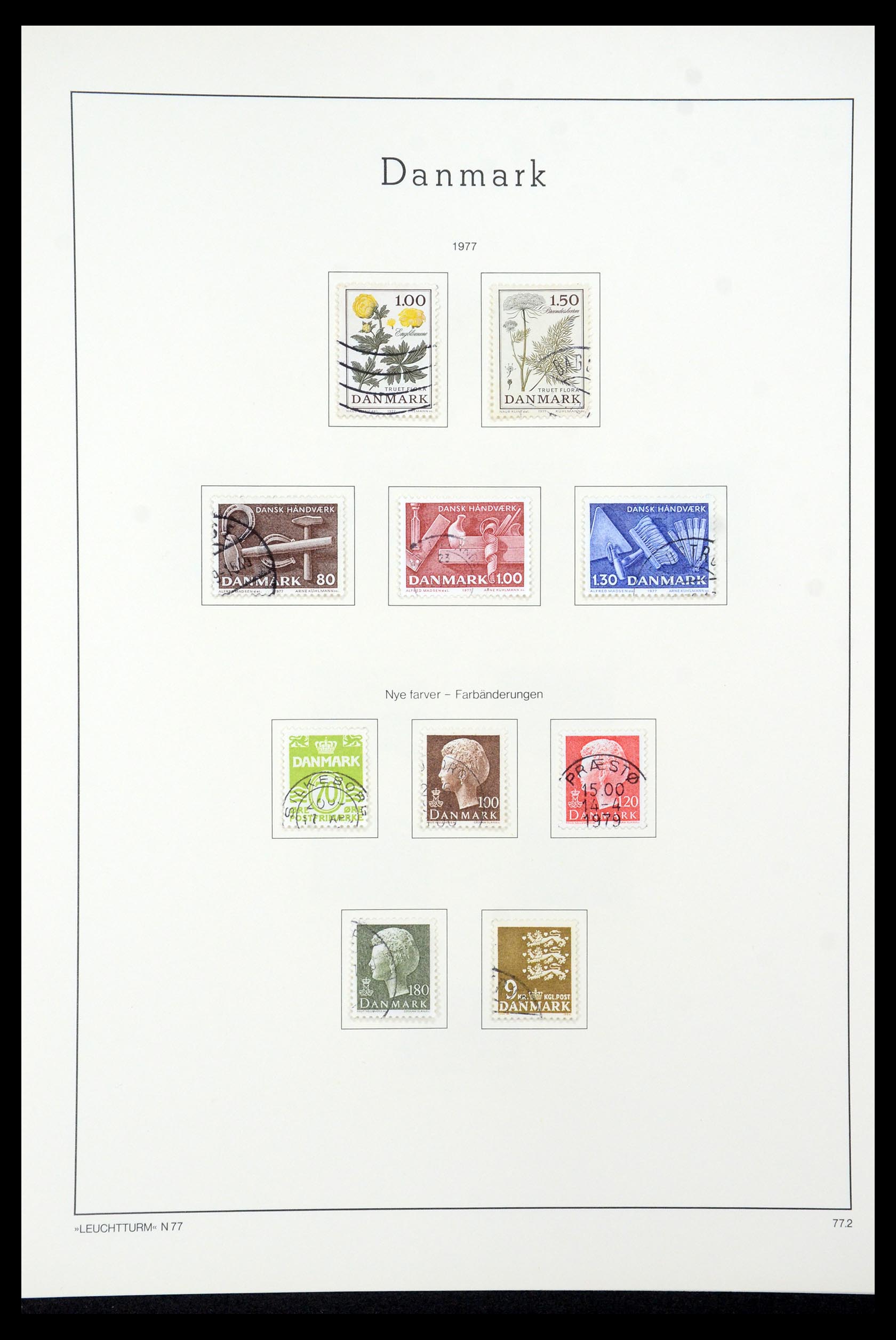 35506 053 - Postzegelverzameling 35506 Denemarken 1851-1997.