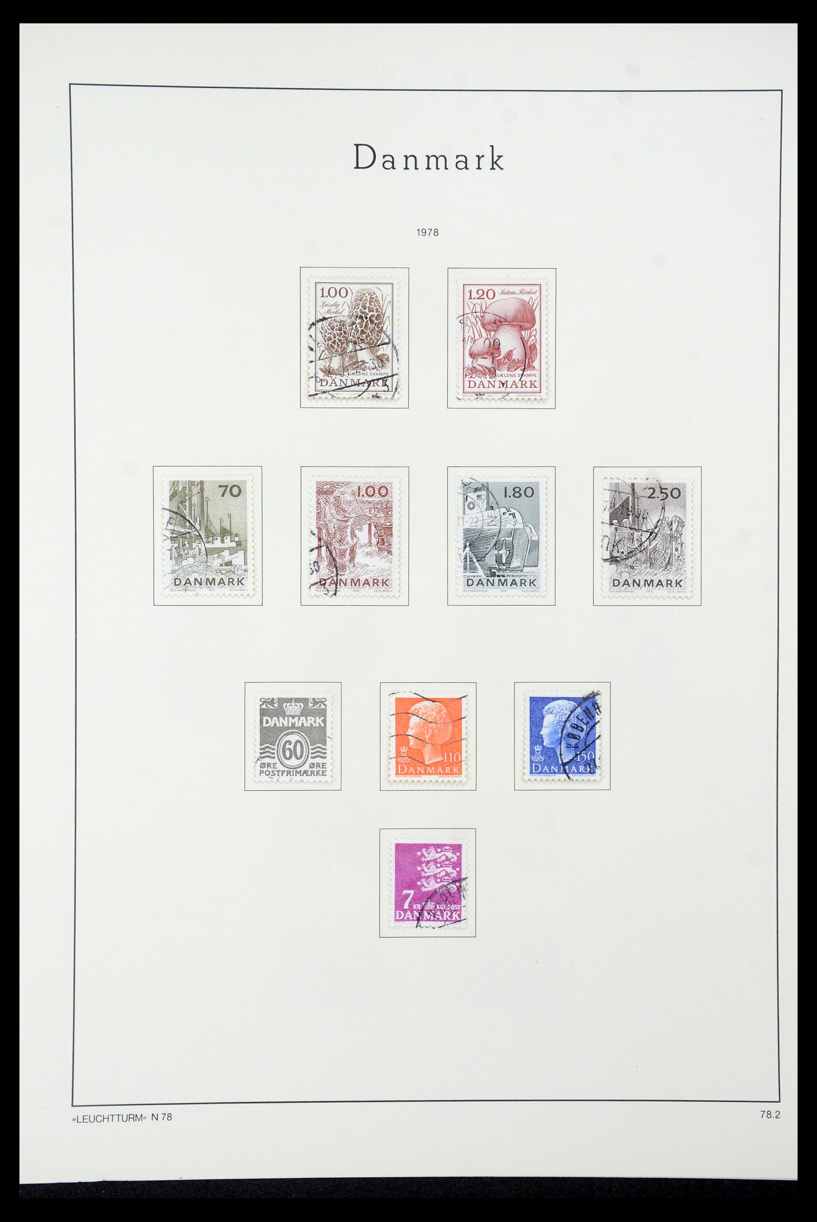 35506 055 - Postzegelverzameling 35506 Denemarken 1851-1997.