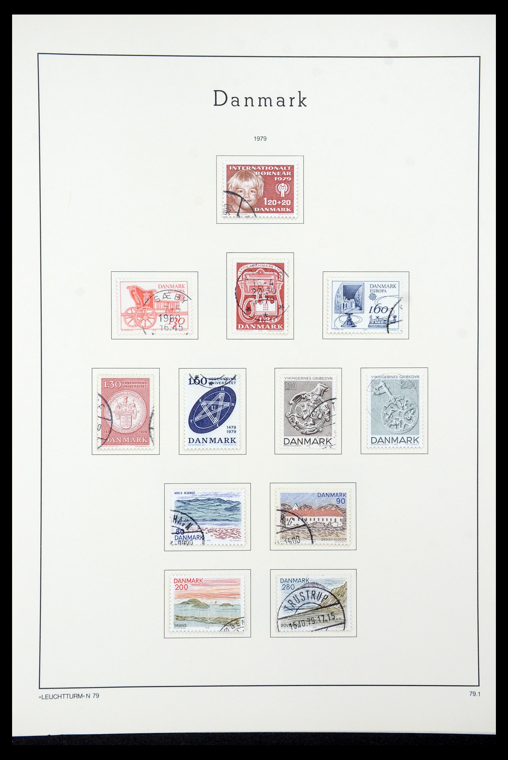 35506 056 - Postzegelverzameling 35506 Denemarken 1851-1997.