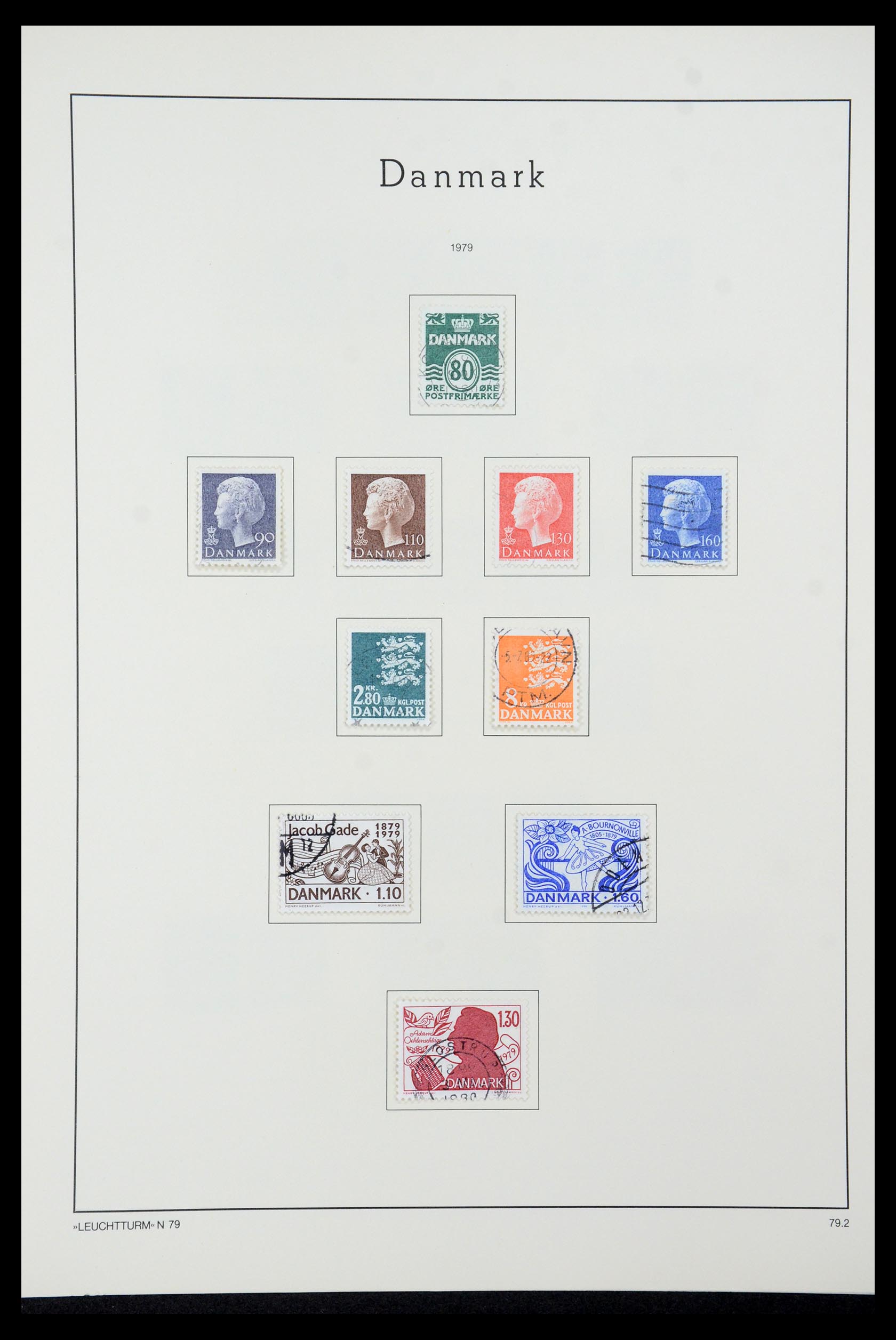 35506 057 - Postzegelverzameling 35506 Denemarken 1851-1997.