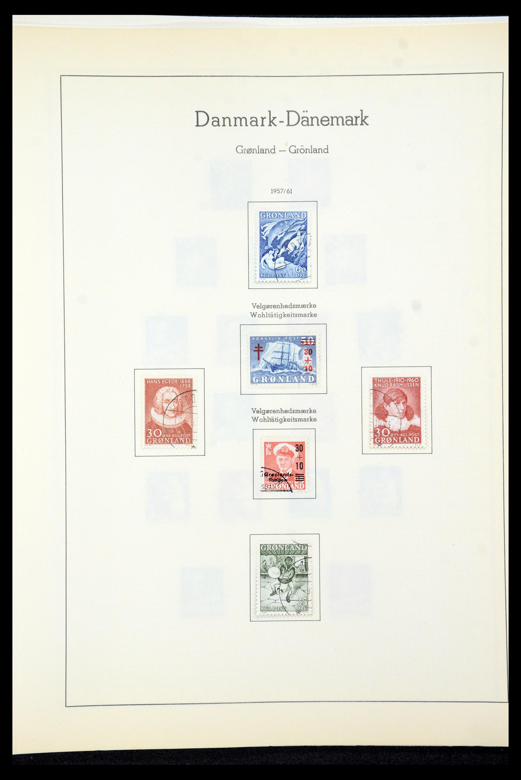 35506 121 - Postzegelverzameling 35506 Denemarken 1851-1997.