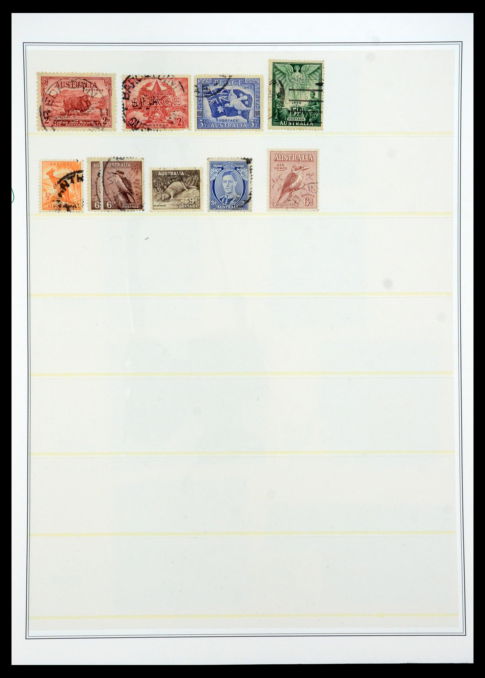 35509 005 - Postzegelverzameling 35509 Australië gespecialiseerd 1912-1971.