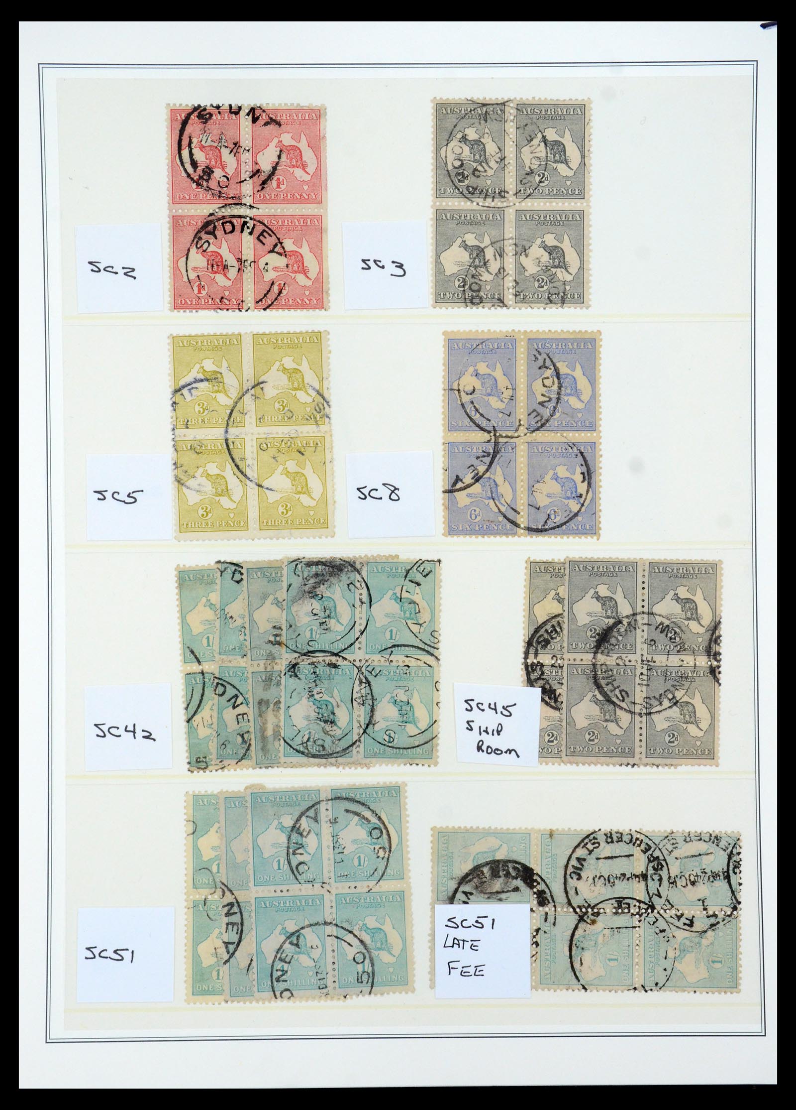 35509 006 - Postzegelverzameling 35509 Australië gespecialiseerd 1912-1971.