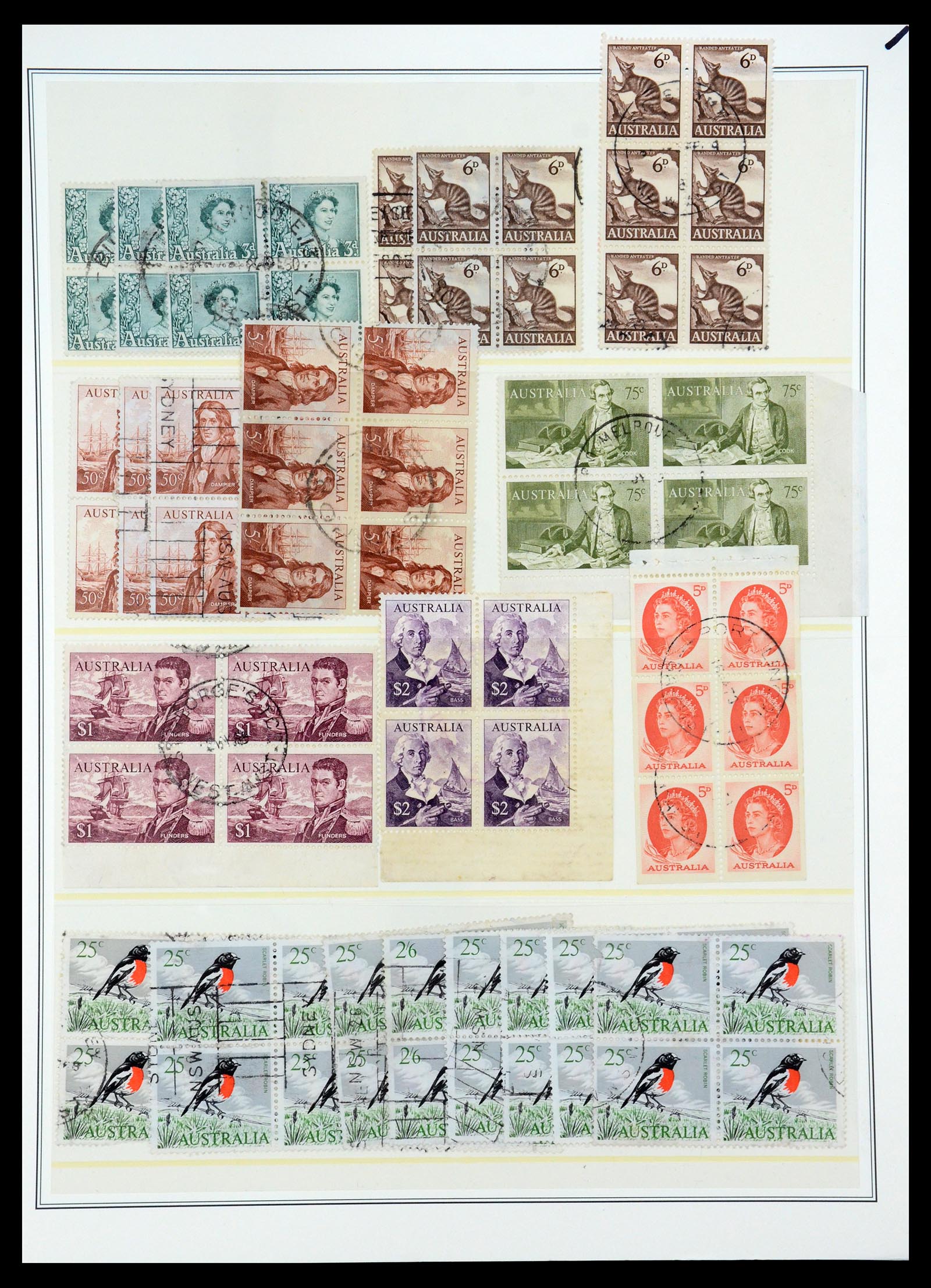 35509 010 - Postzegelverzameling 35509 Australië gespecialiseerd 1912-1971.