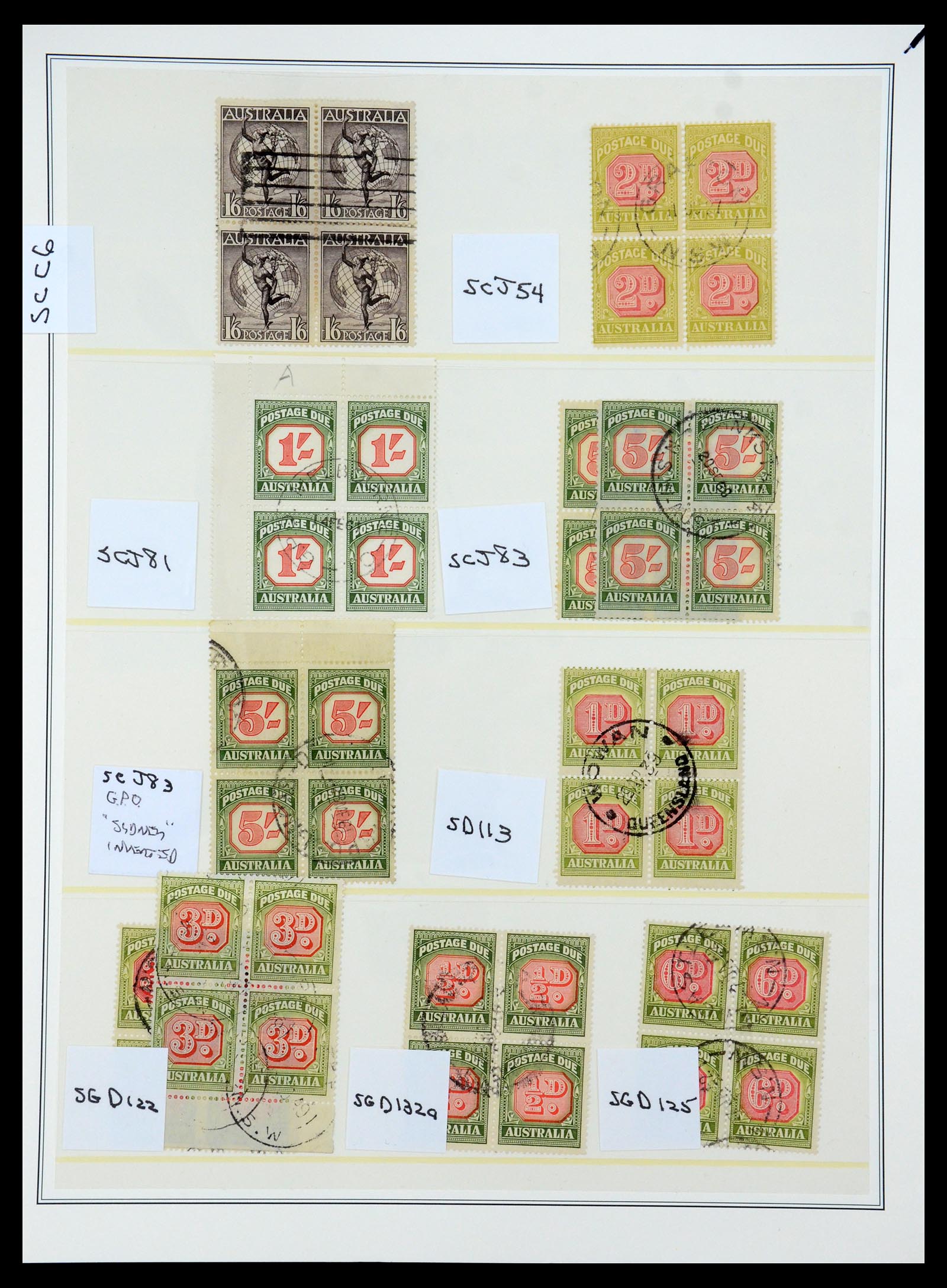 35509 015 - Postzegelverzameling 35509 Australië gespecialiseerd 1912-1971.