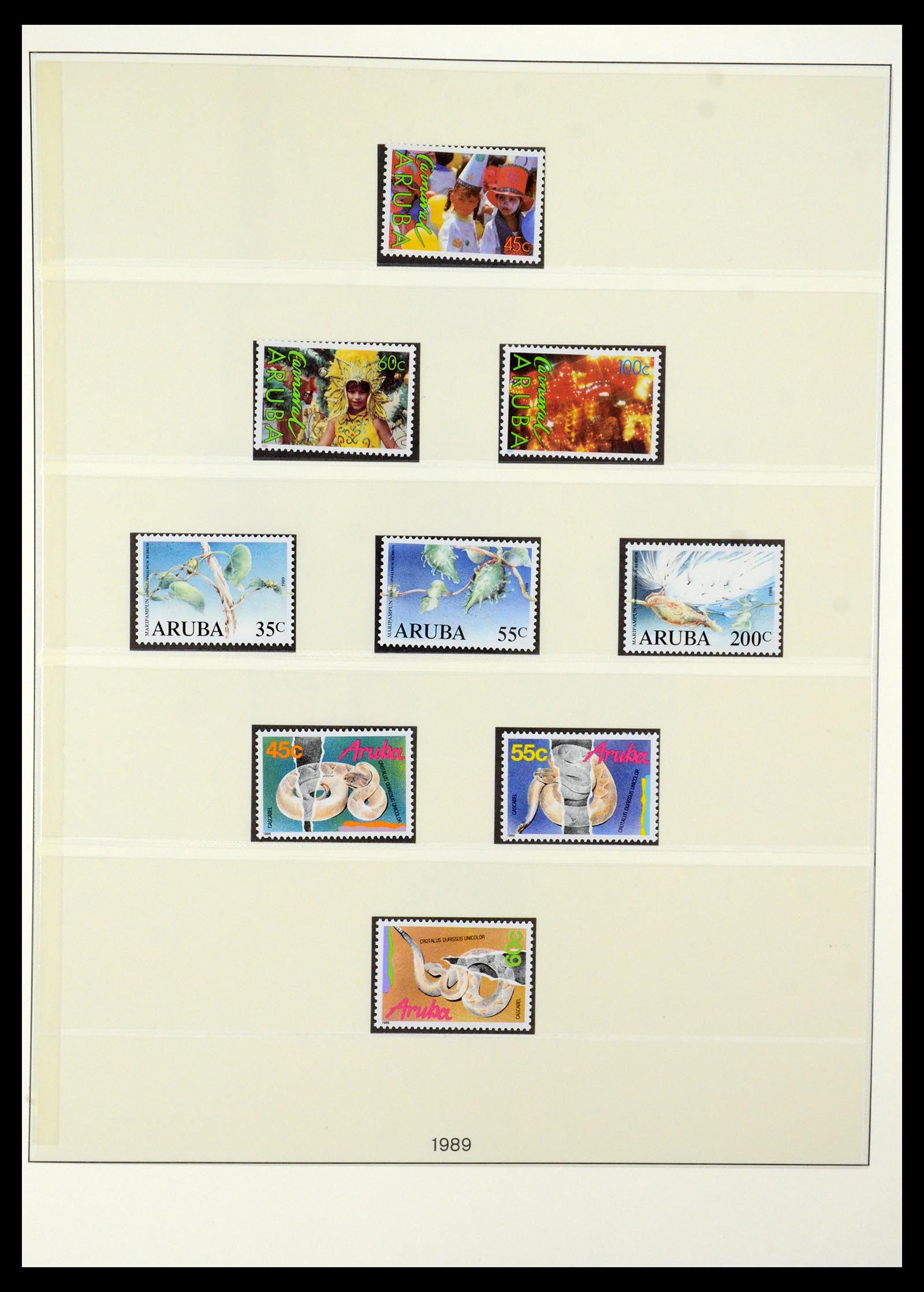 35513 007 - Postzegelverzameling 35513 Aruba 1986-2011.