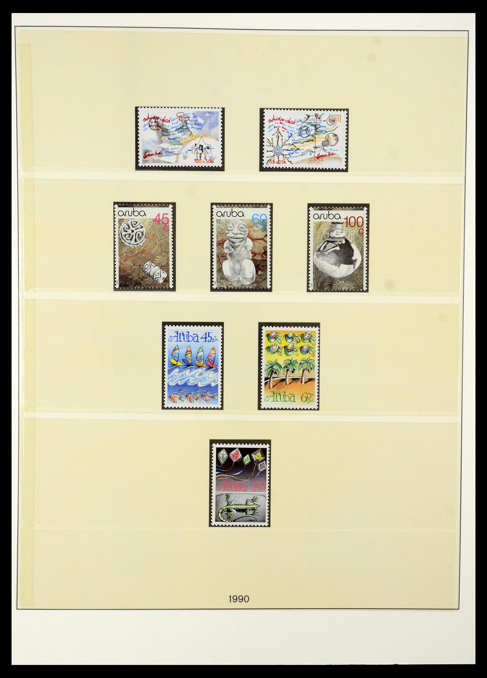35513 010 - Postzegelverzameling 35513 Aruba 1986-2011.