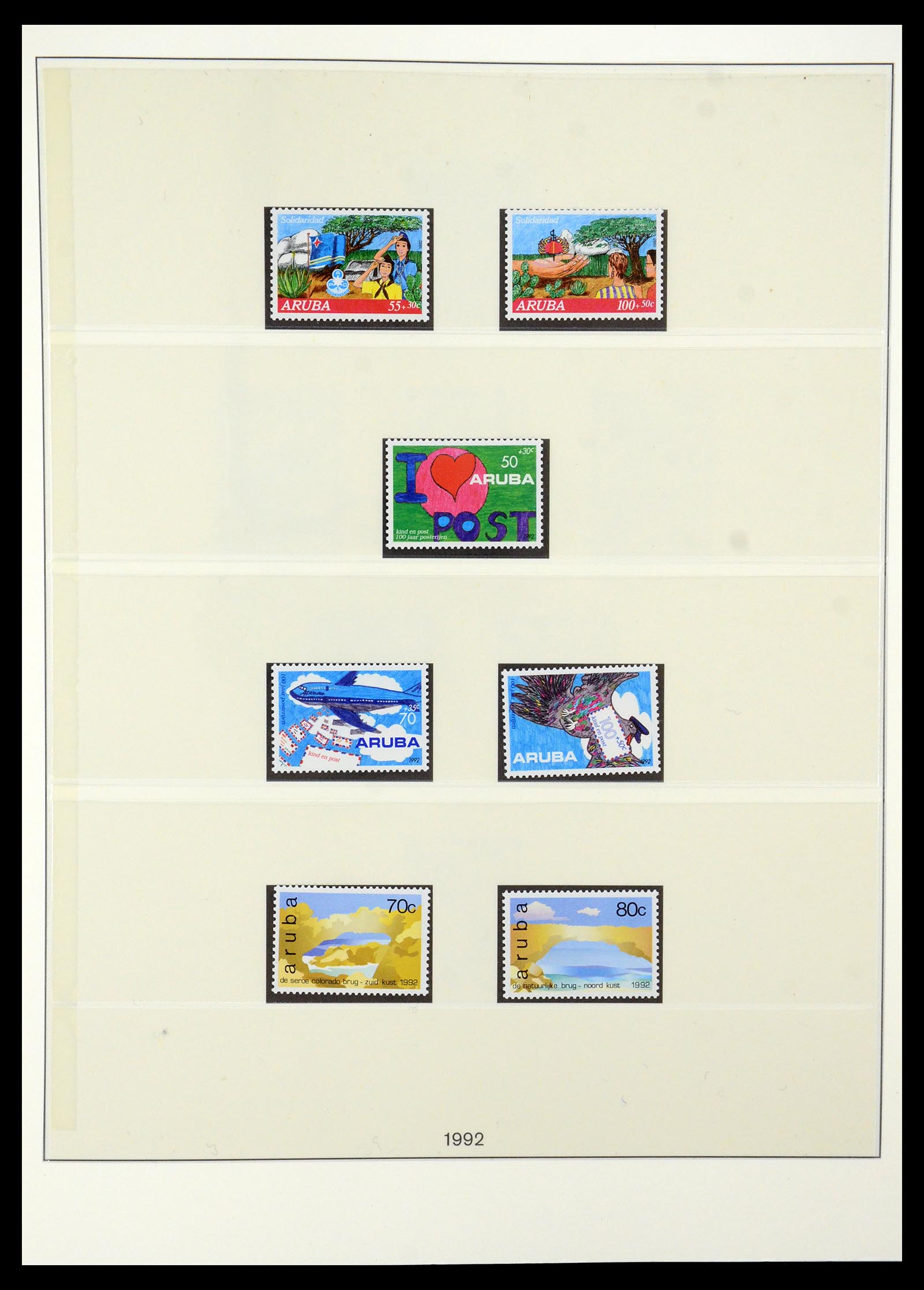 35513 014 - Postzegelverzameling 35513 Aruba 1986-2011.
