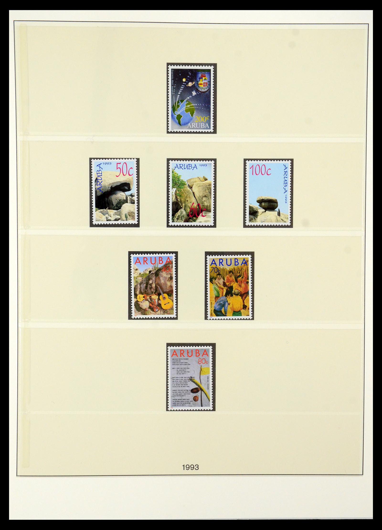 35513 015 - Postzegelverzameling 35513 Aruba 1986-2011.