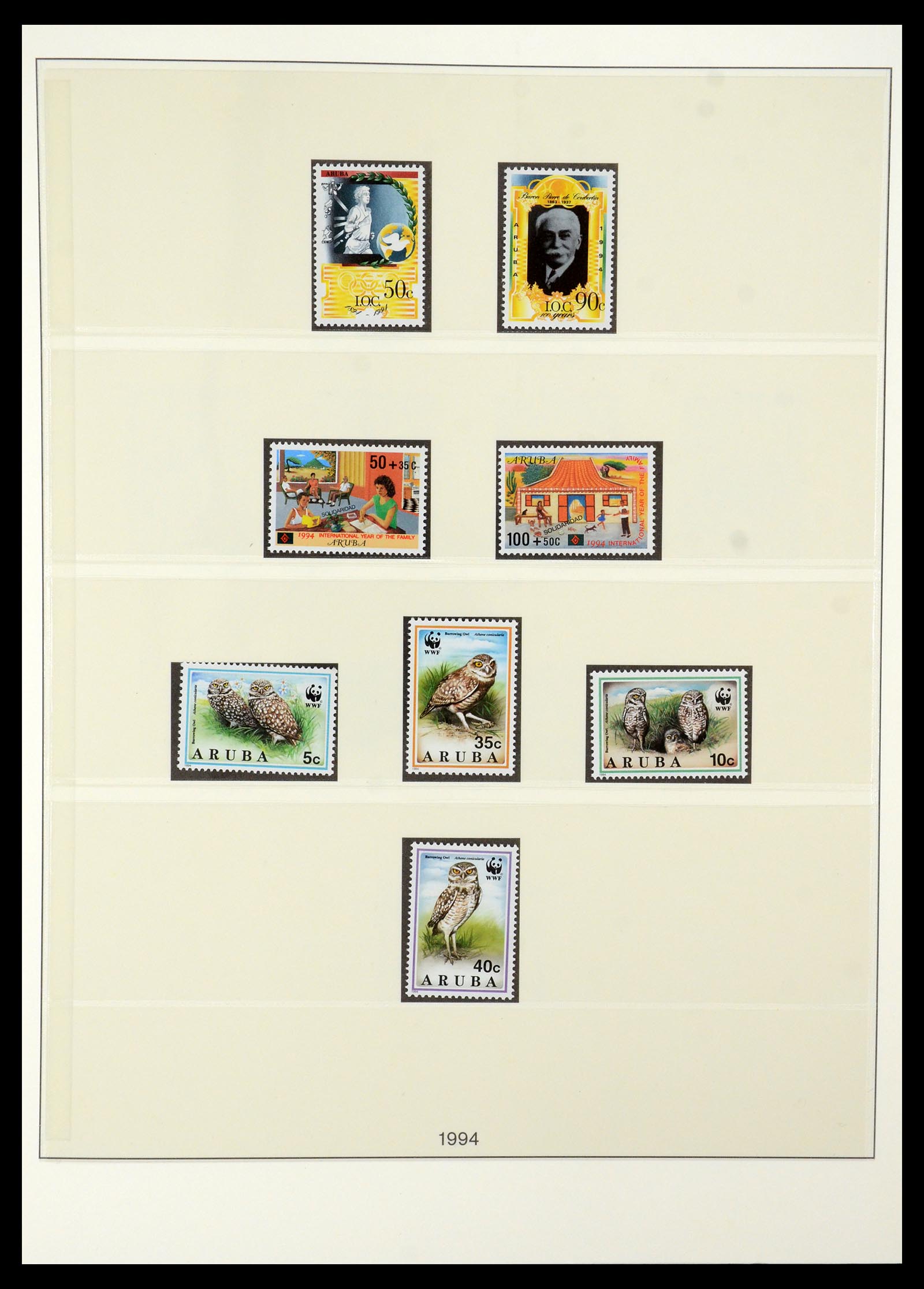 35513 017 - Postzegelverzameling 35513 Aruba 1986-2011.