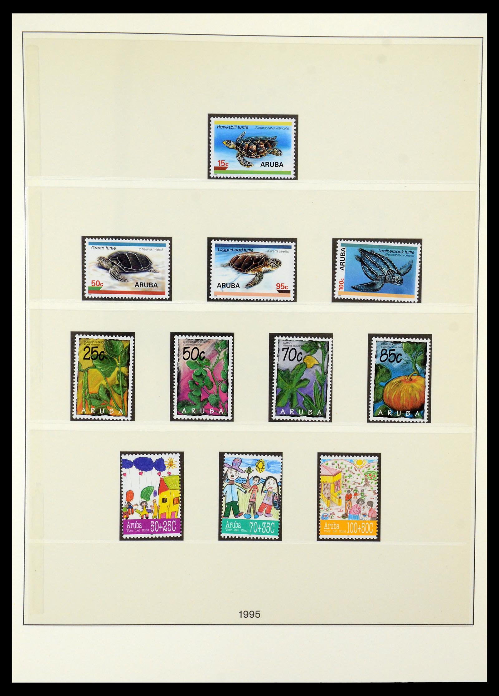 35513 020 - Postzegelverzameling 35513 Aruba 1986-2011.
