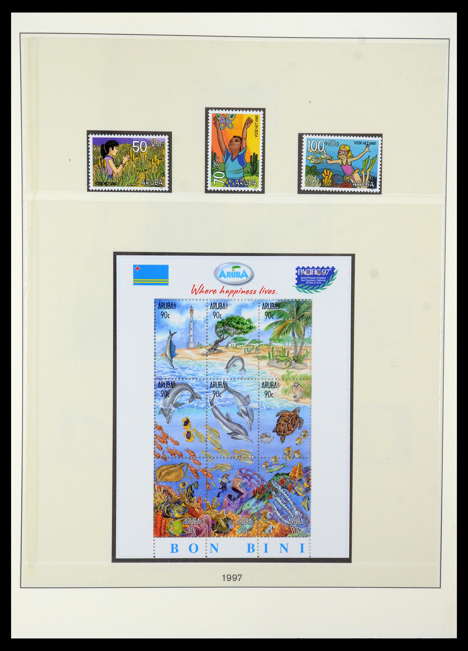 35513 024 - Postzegelverzameling 35513 Aruba 1986-2011.
