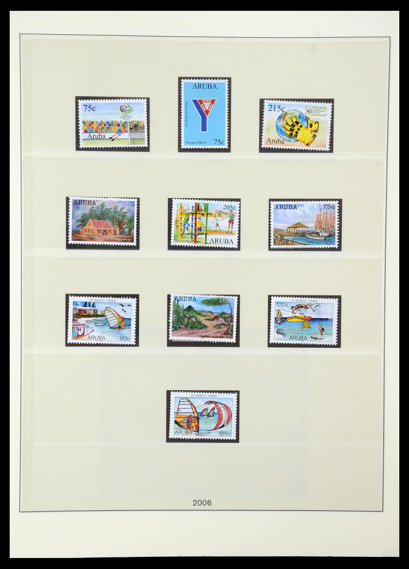 35513 037 - Postzegelverzameling 35513 Aruba 1986-2011.