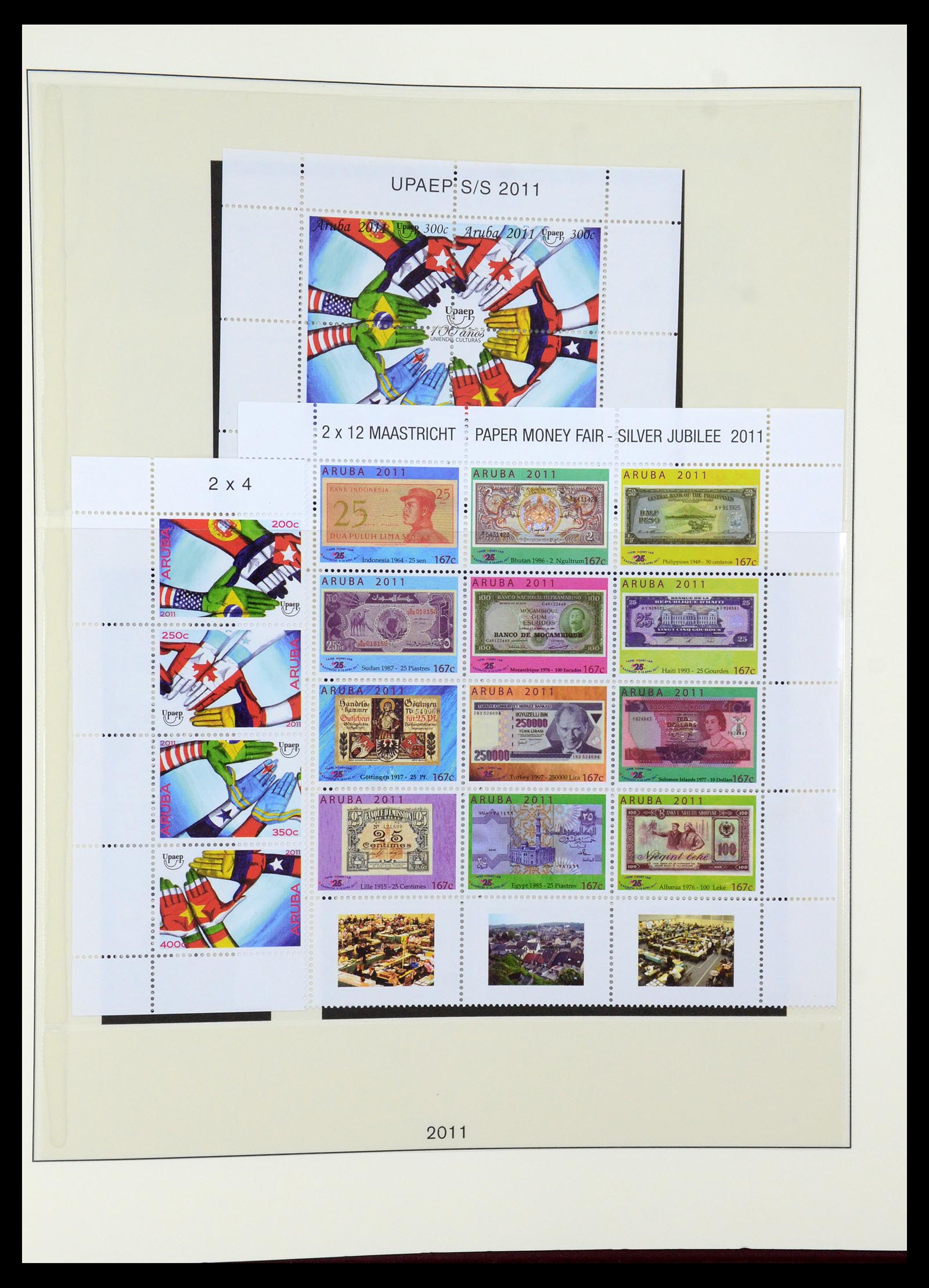 35513 054 - Postzegelverzameling 35513 Aruba 1986-2011.