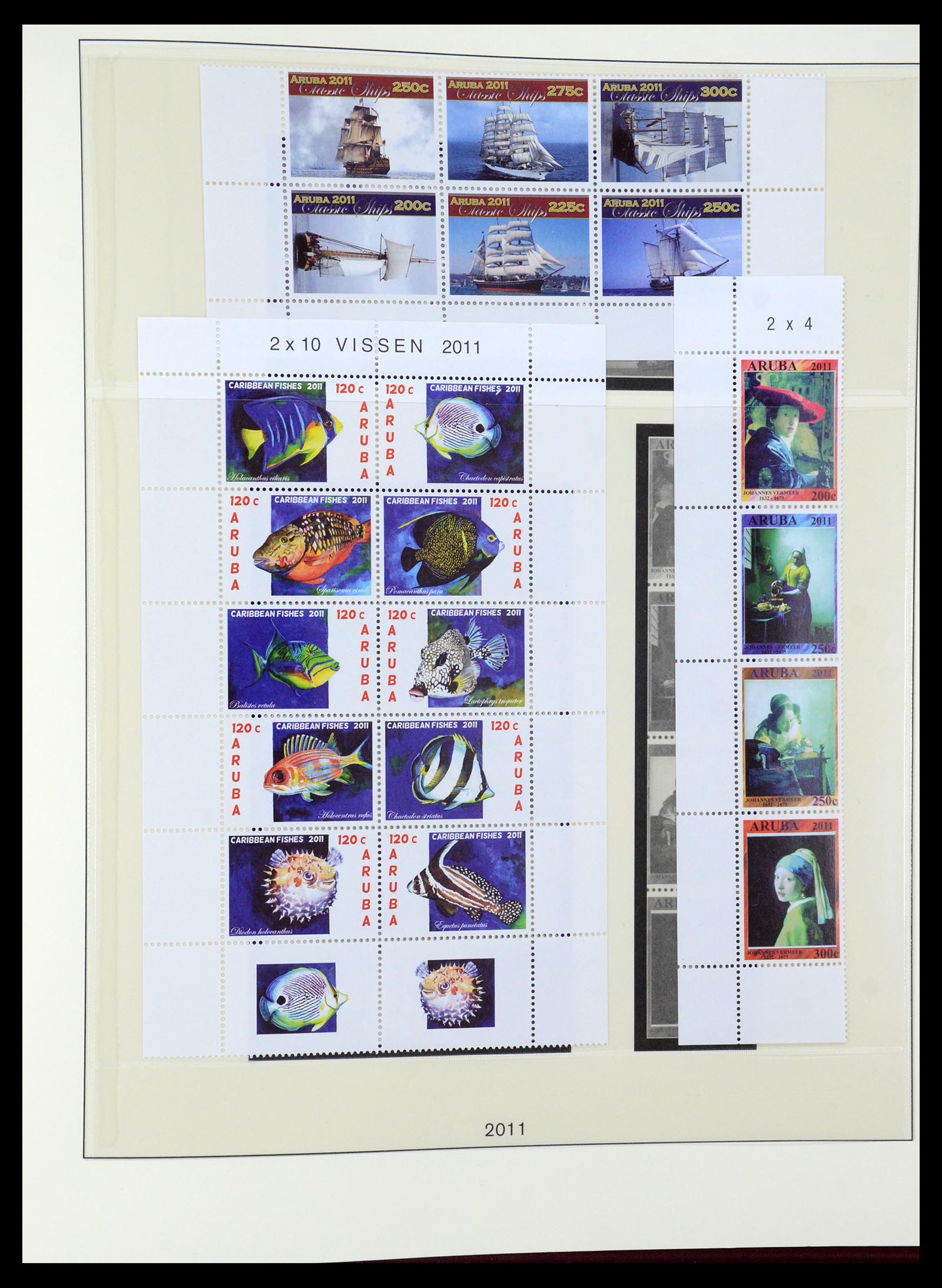 35513 057 - Postzegelverzameling 35513 Aruba 1986-2011.
