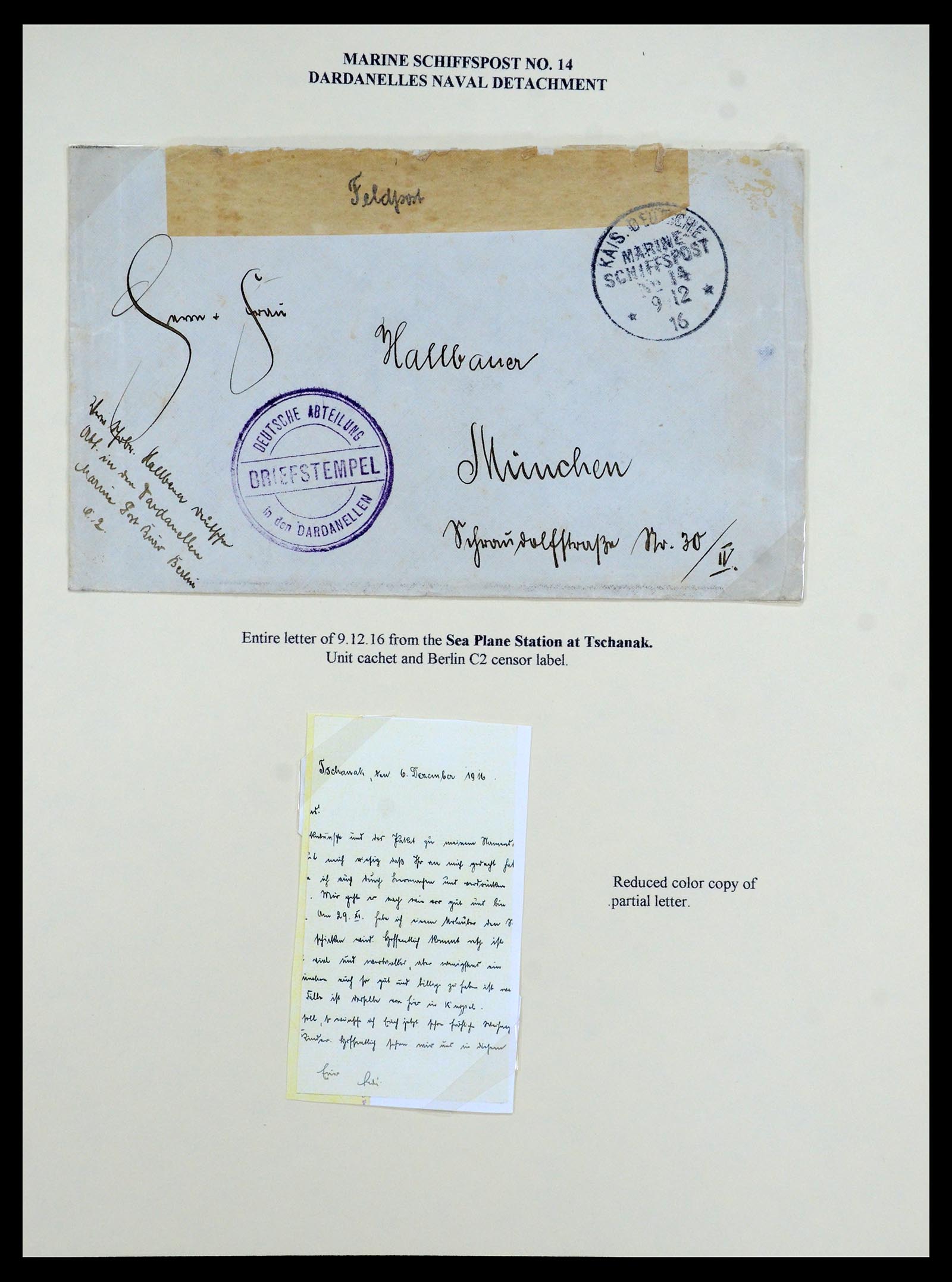 35515 018 - Postzegelverzameling 35515 Duitsland brieven van Militaire missie in 