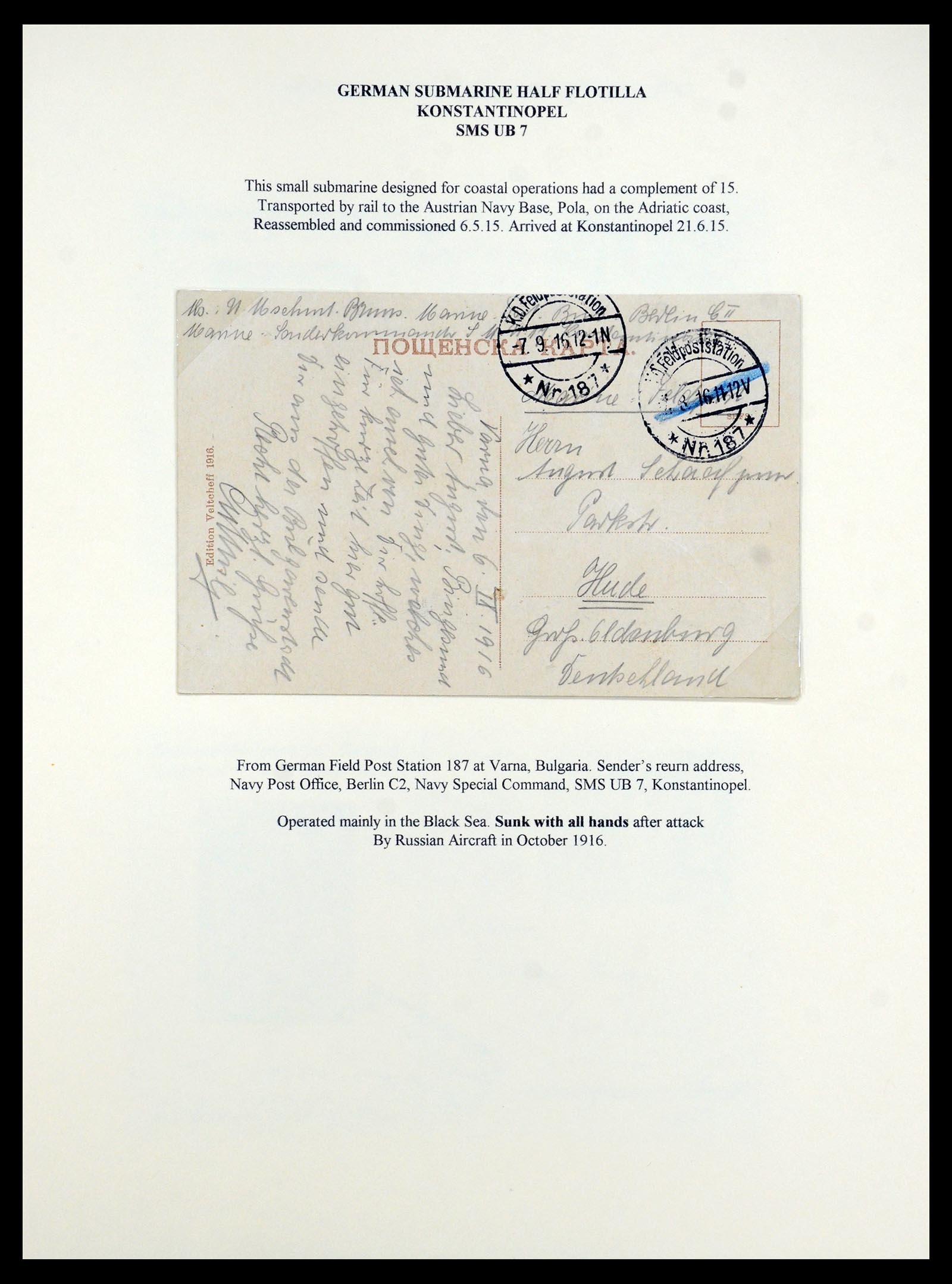 35515 019 - Postzegelverzameling 35515 Duitsland brieven van Militaire missie in 