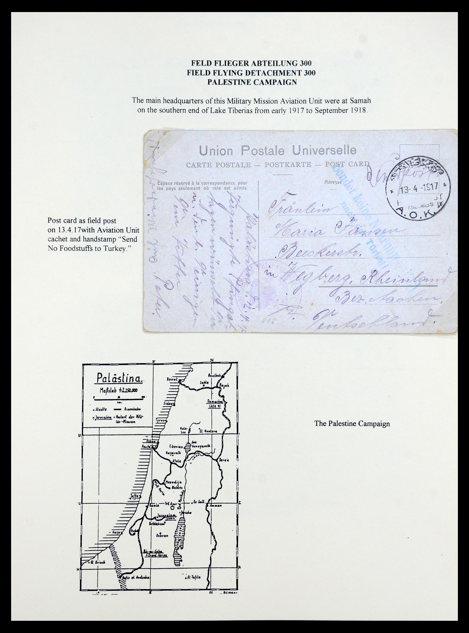 35515 041 - Postzegelverzameling 35515 Duitsland brieven van Militaire missie in 