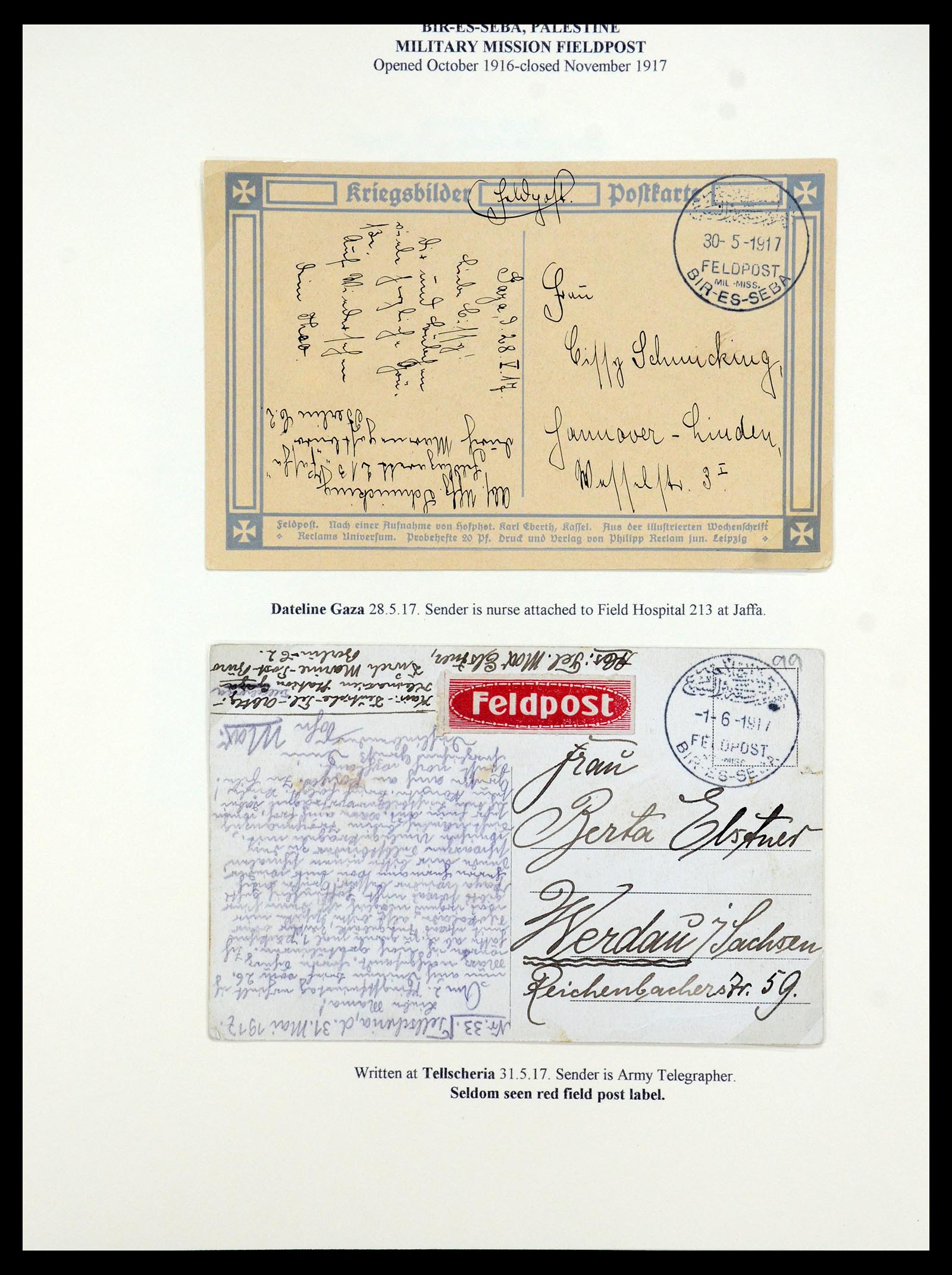 35515 047 - Postzegelverzameling 35515 Duitsland brieven van Militaire missie in 