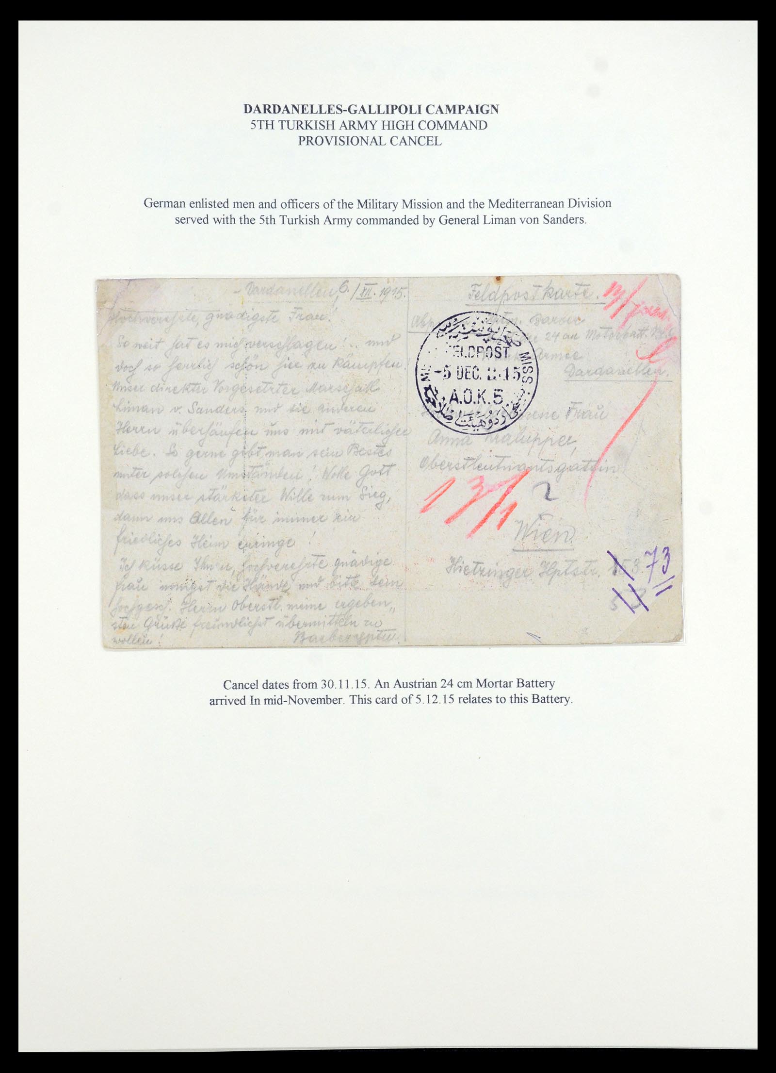 35515 073 - Postzegelverzameling 35515 Duitsland brieven van Militaire missie in 