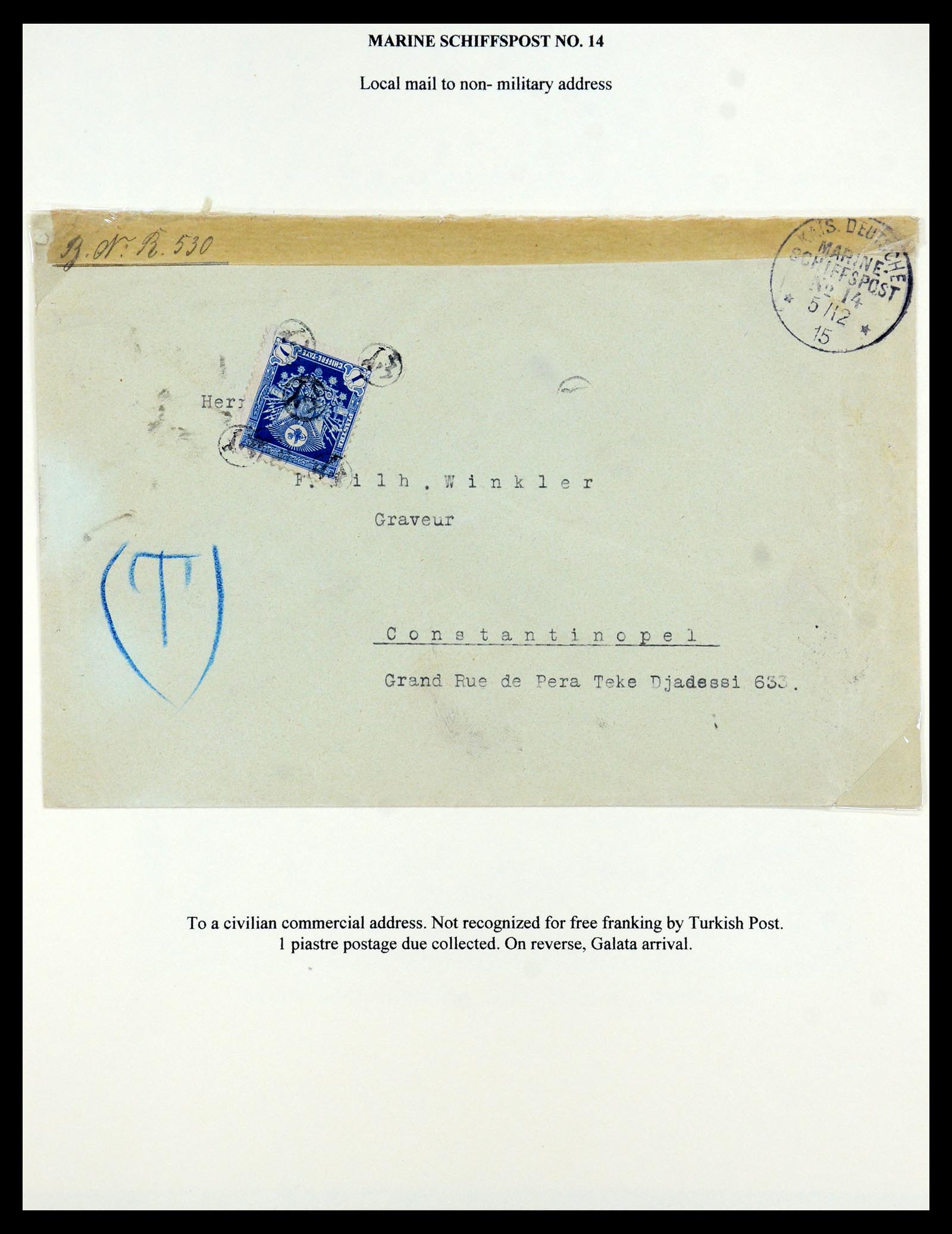 35515 080 - Postzegelverzameling 35515 Duitsland brieven van Militaire missie in 