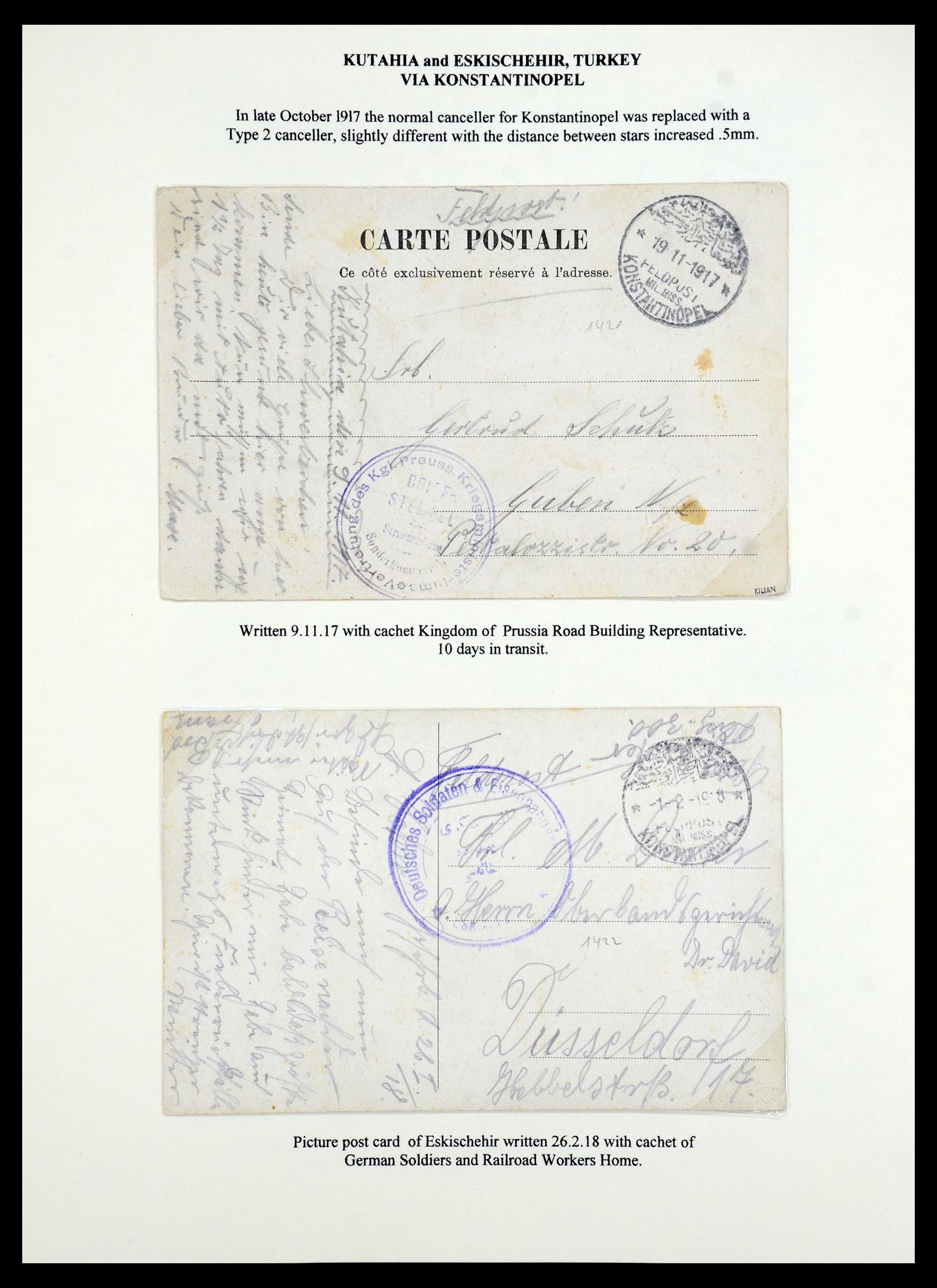 35515 095 - Postzegelverzameling 35515 Duitsland brieven van Militaire missie in 