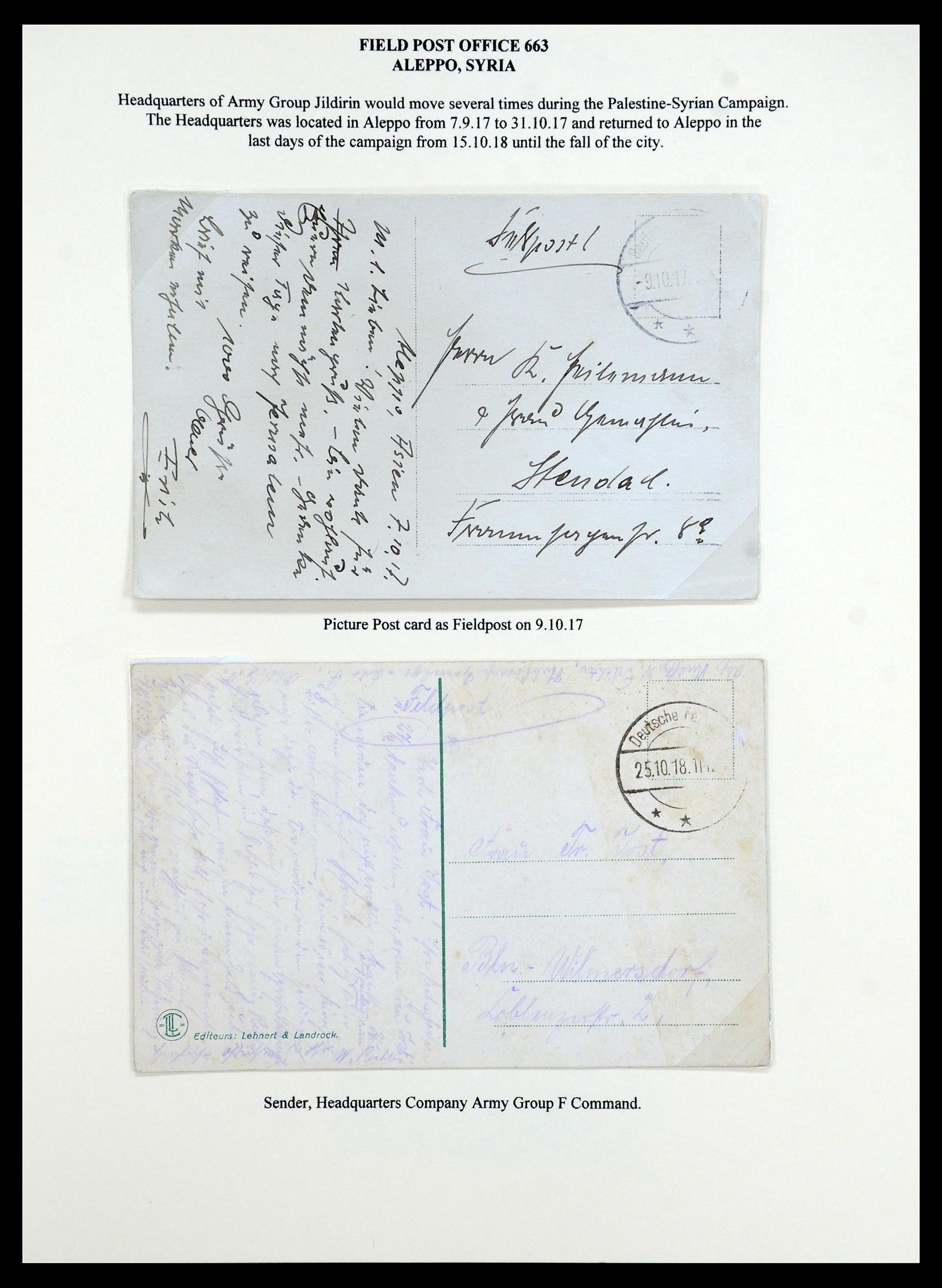 35515 102 - Postzegelverzameling 35515 Duitsland brieven van Militaire missie in 