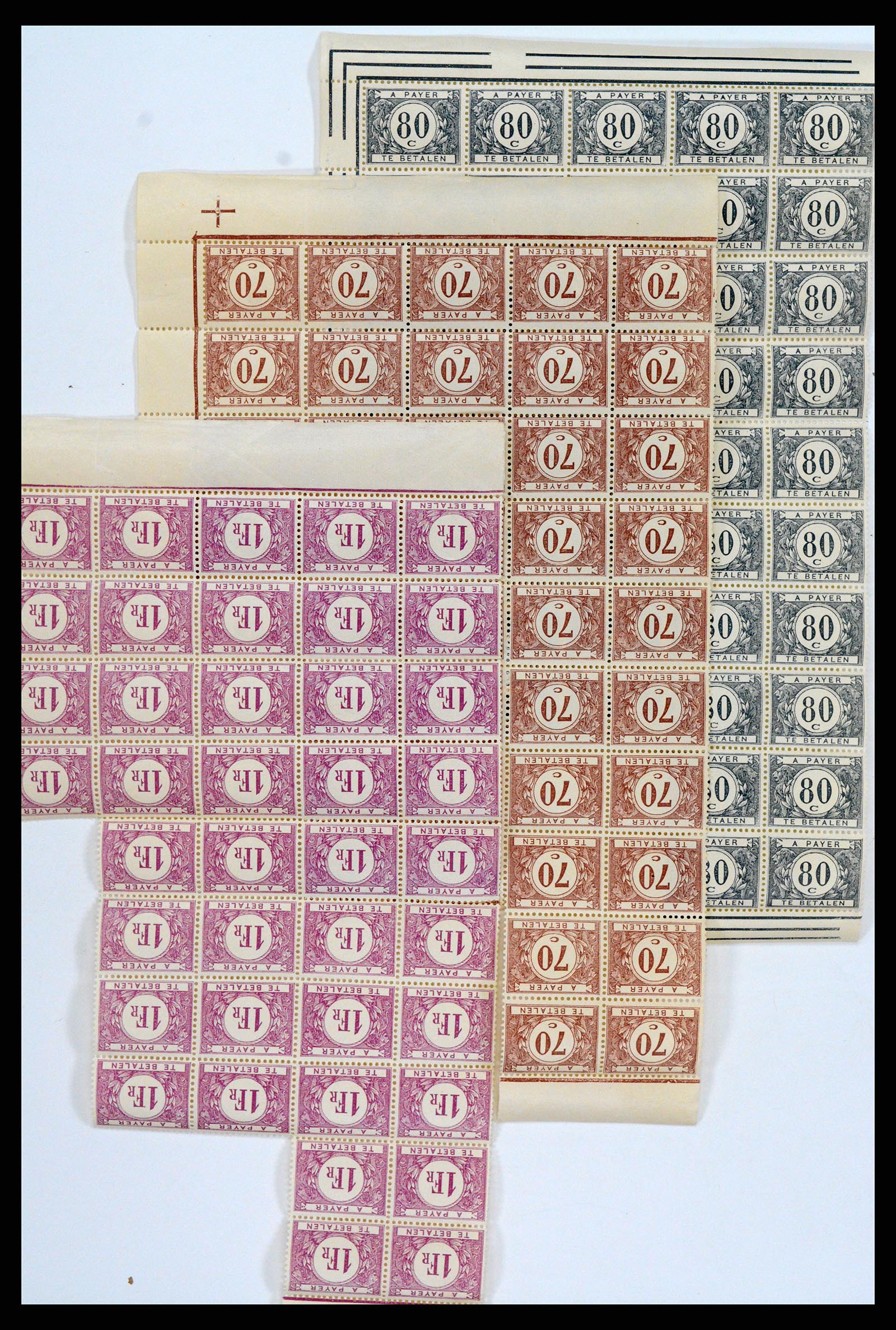 35523 005 - Stamp Collection 35523 Belgium 1897-1945.