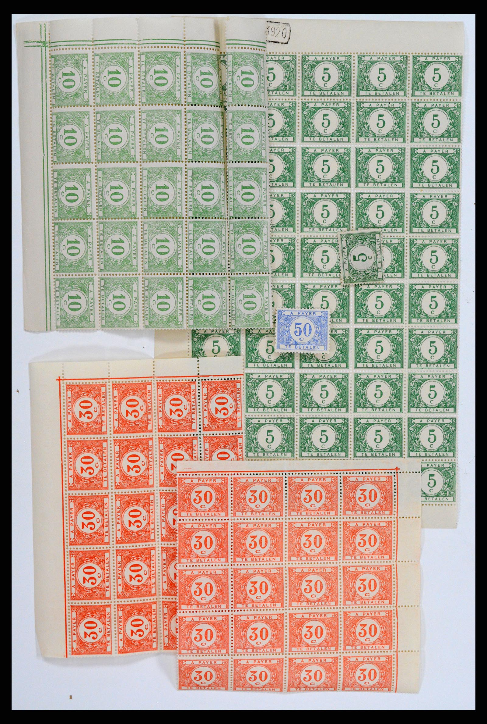 35523 009 - Stamp Collection 35523 Belgium 1897-1945.