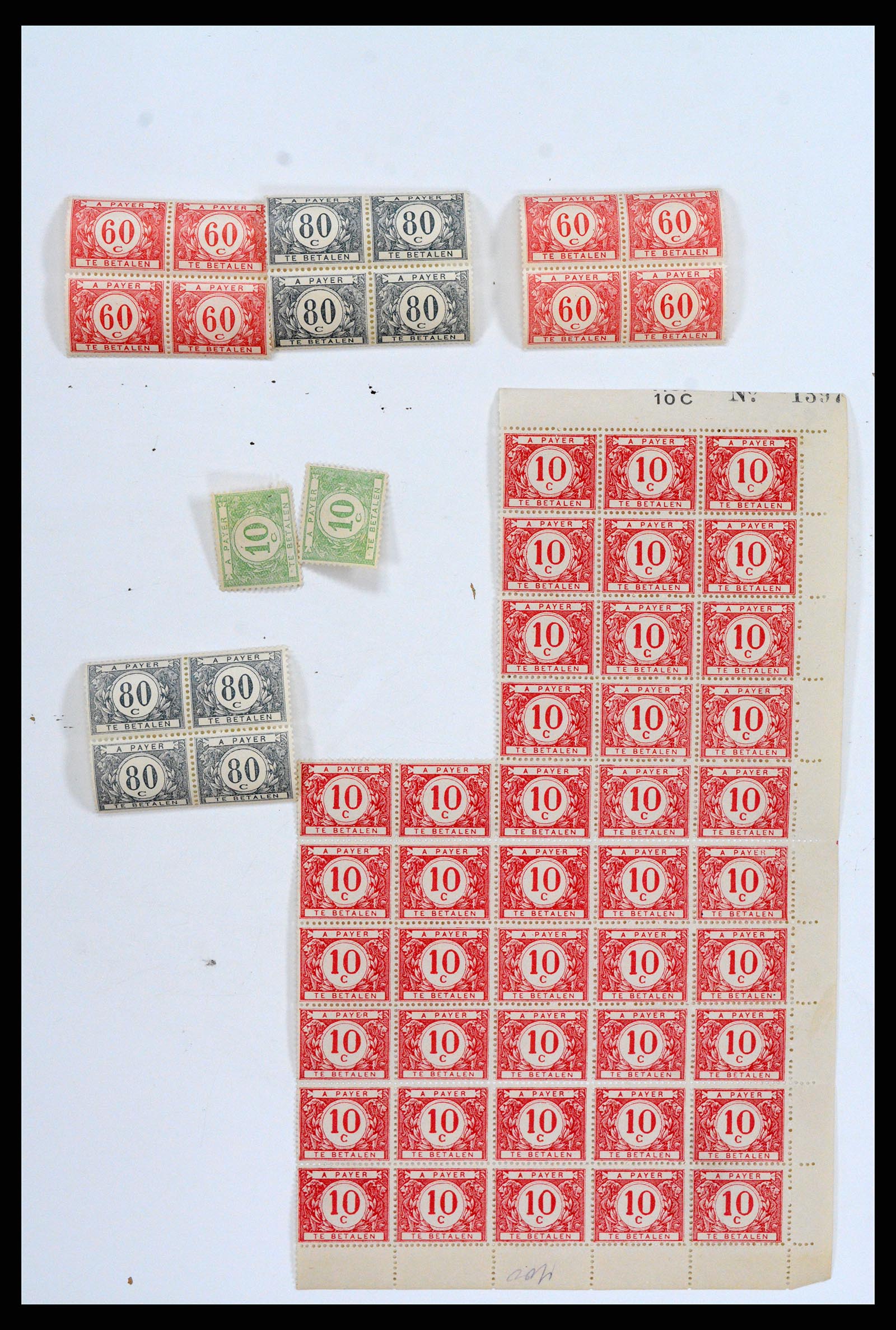 35523 010 - Stamp Collection 35523 Belgium 1897-1945.