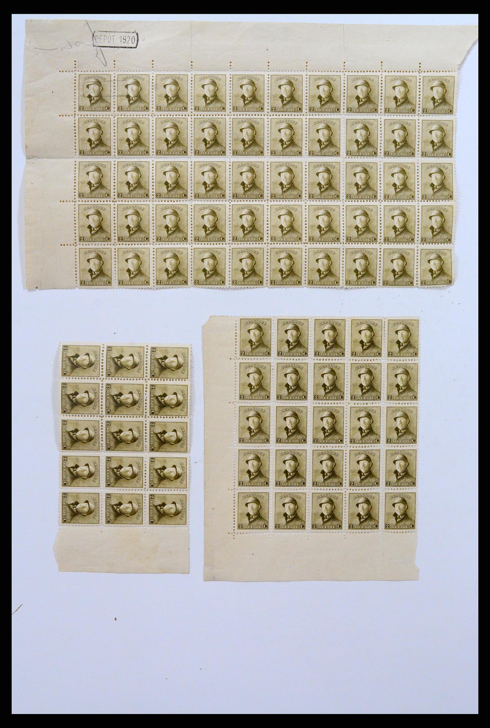 35523 016 - Stamp Collection 35523 Belgium 1897-1945.