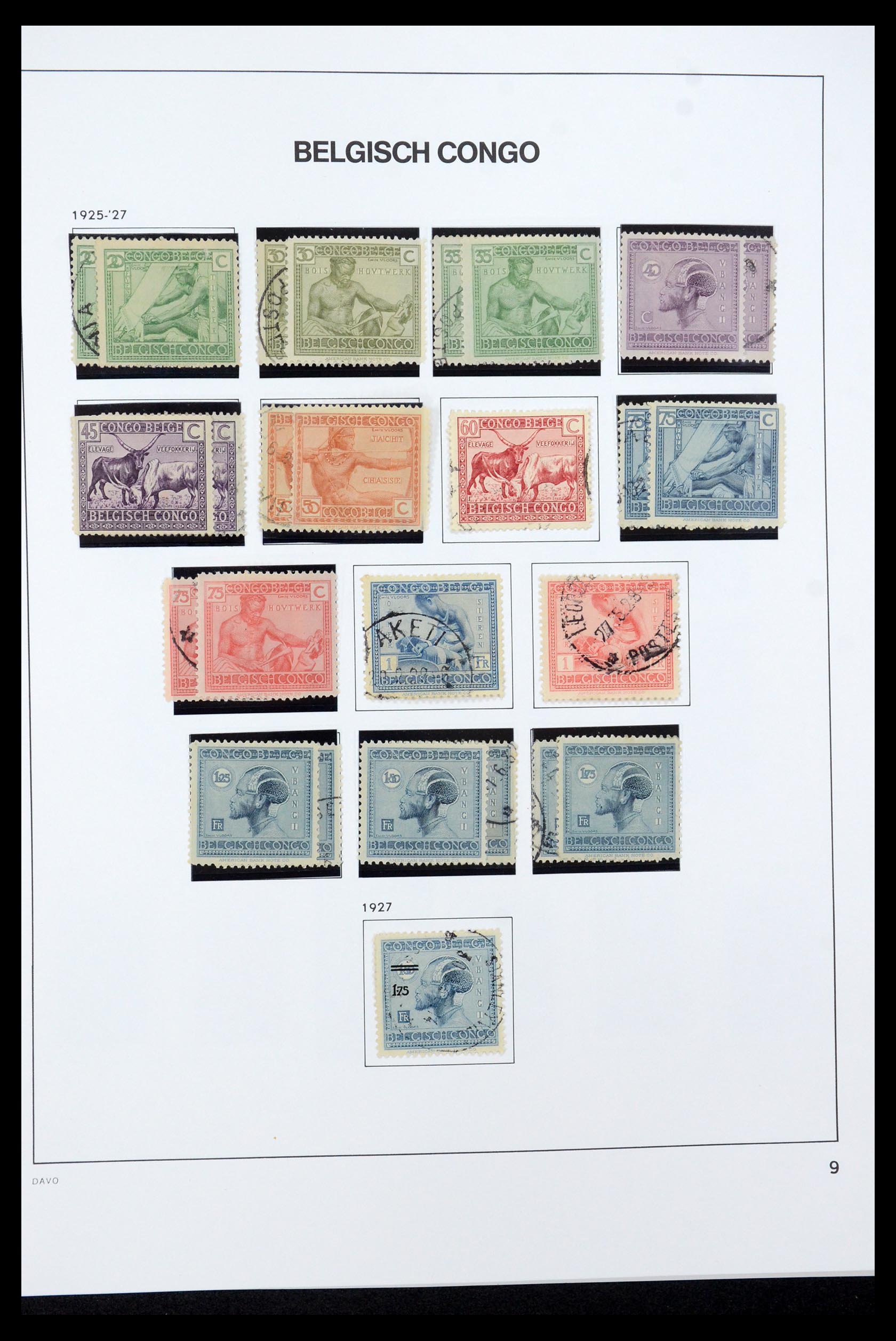 35524 017 - Postzegelverzameling 35524 Belgisch Congo 1885-1960.