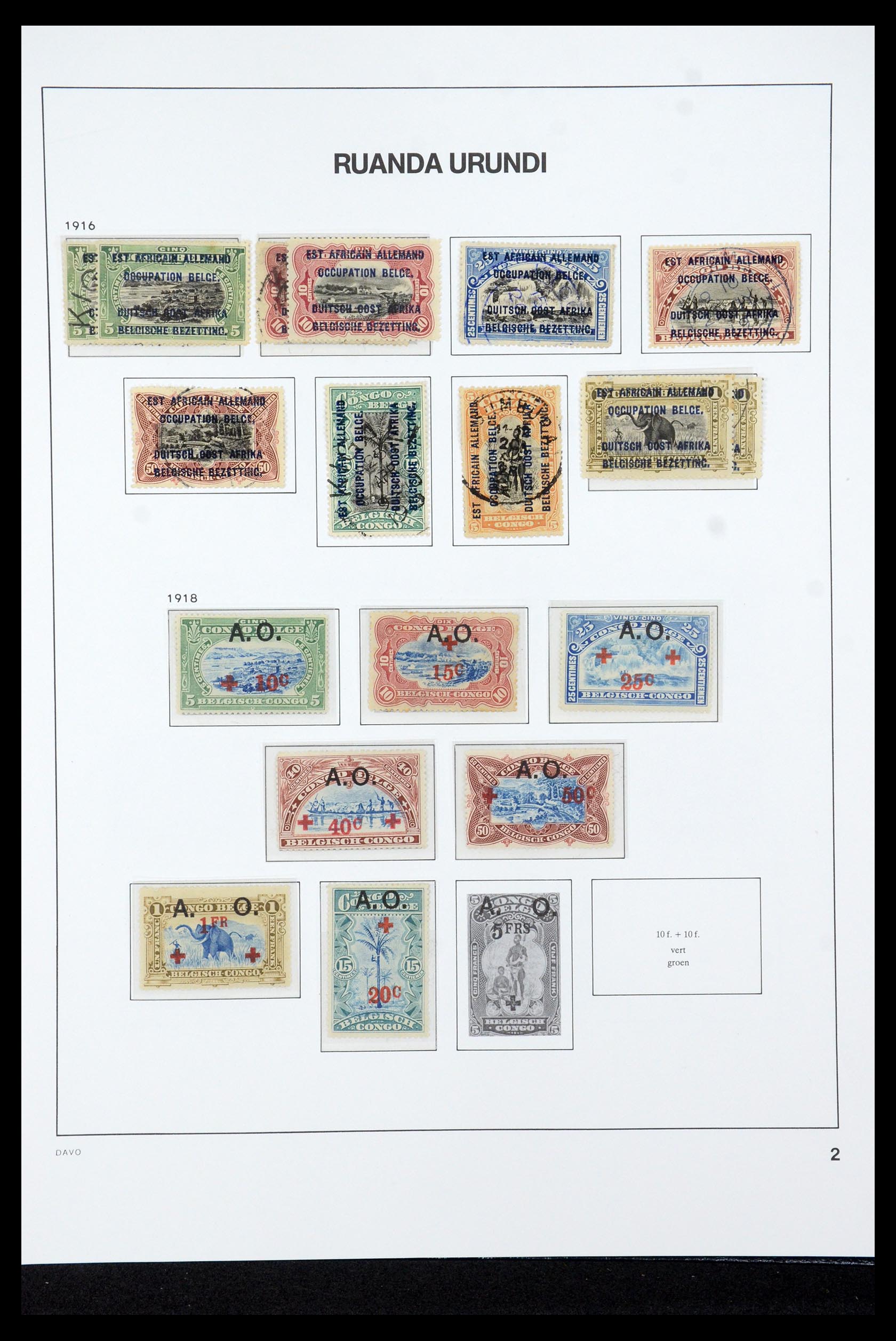 35524 044 - Postzegelverzameling 35524 Belgisch Congo 1885-1960.