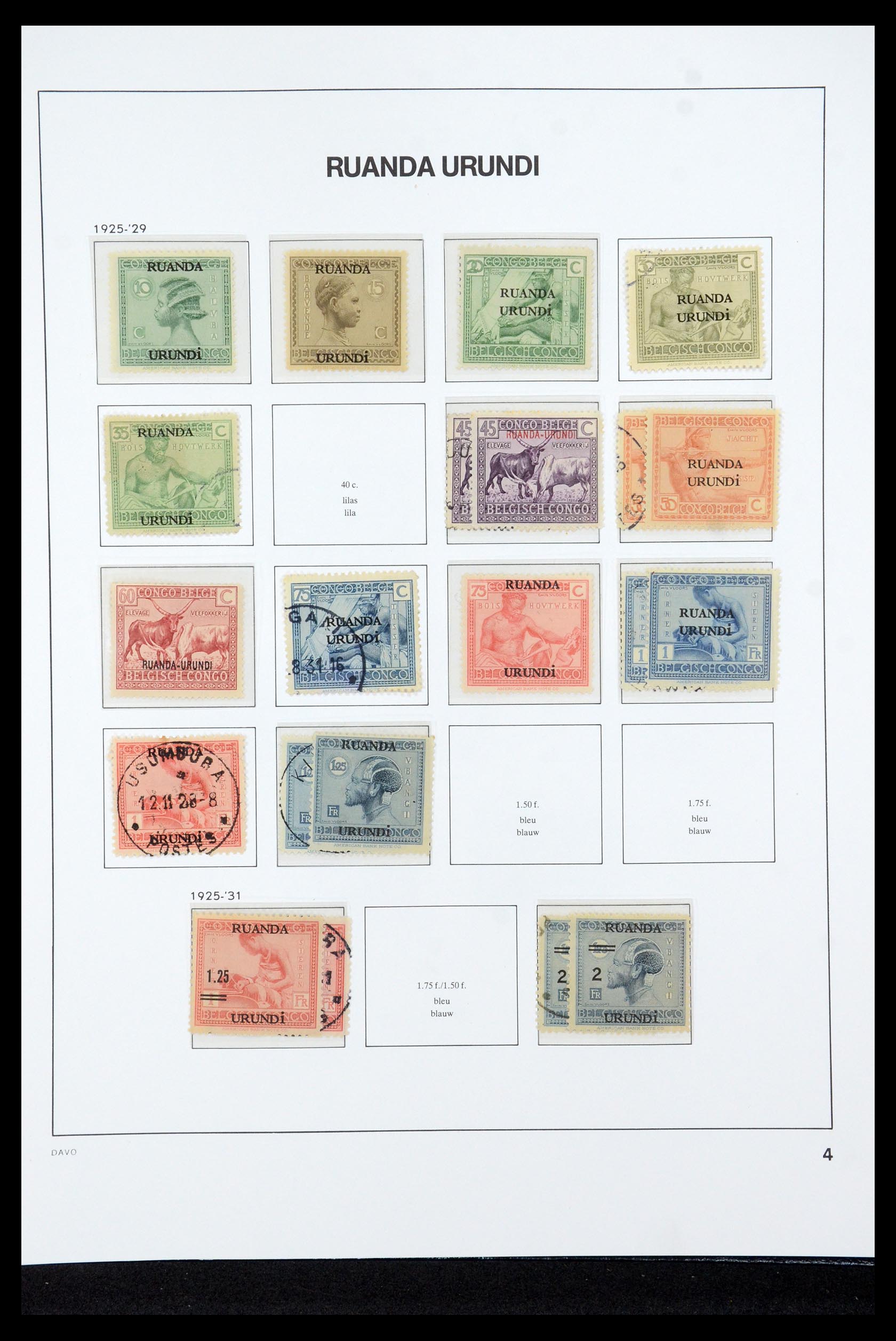 35524 047 - Postzegelverzameling 35524 Belgisch Congo 1885-1960.