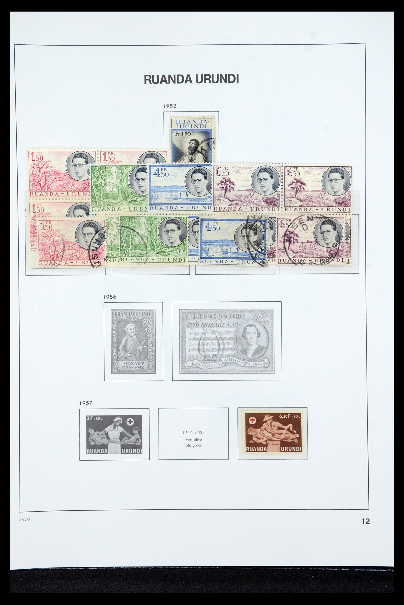 35524 054 - Postzegelverzameling 35524 Belgisch Congo 1885-1960.