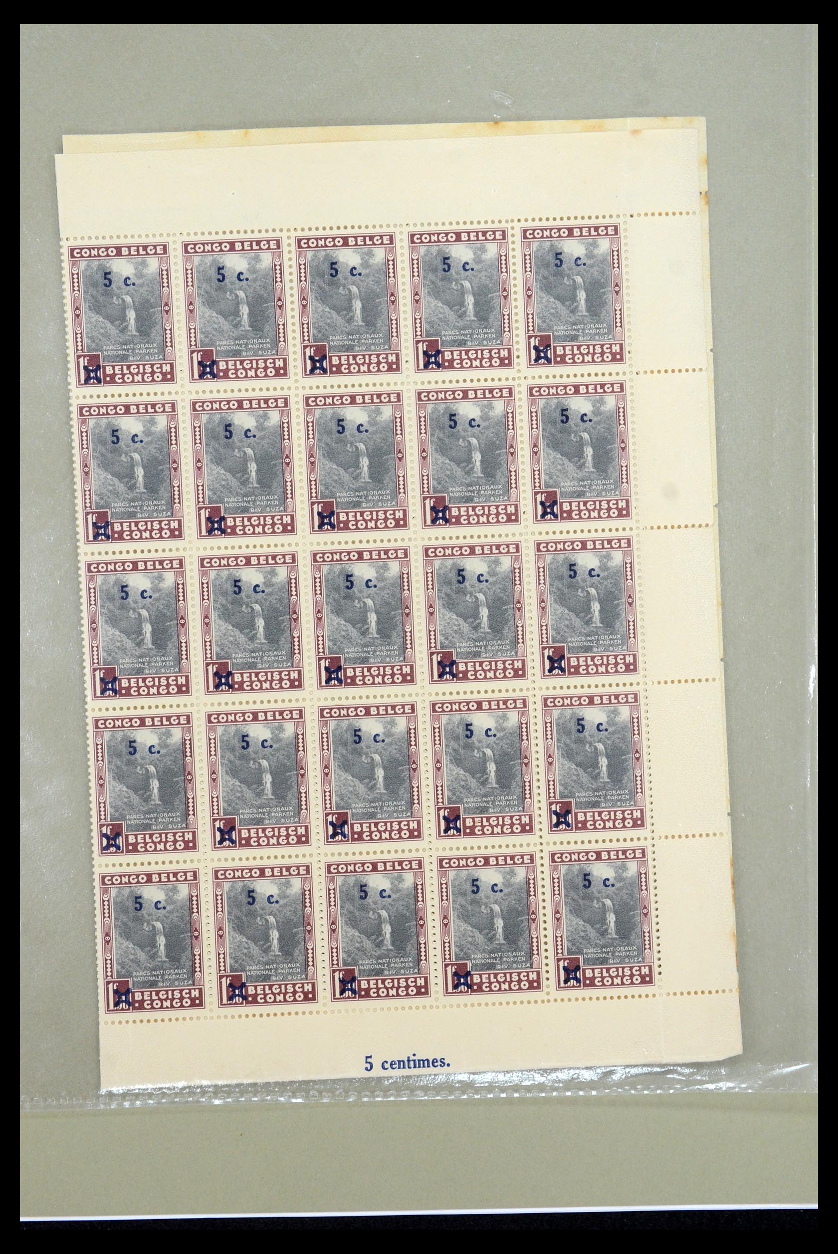 35524 060 - Postzegelverzameling 35524 Belgisch Congo 1885-1960.