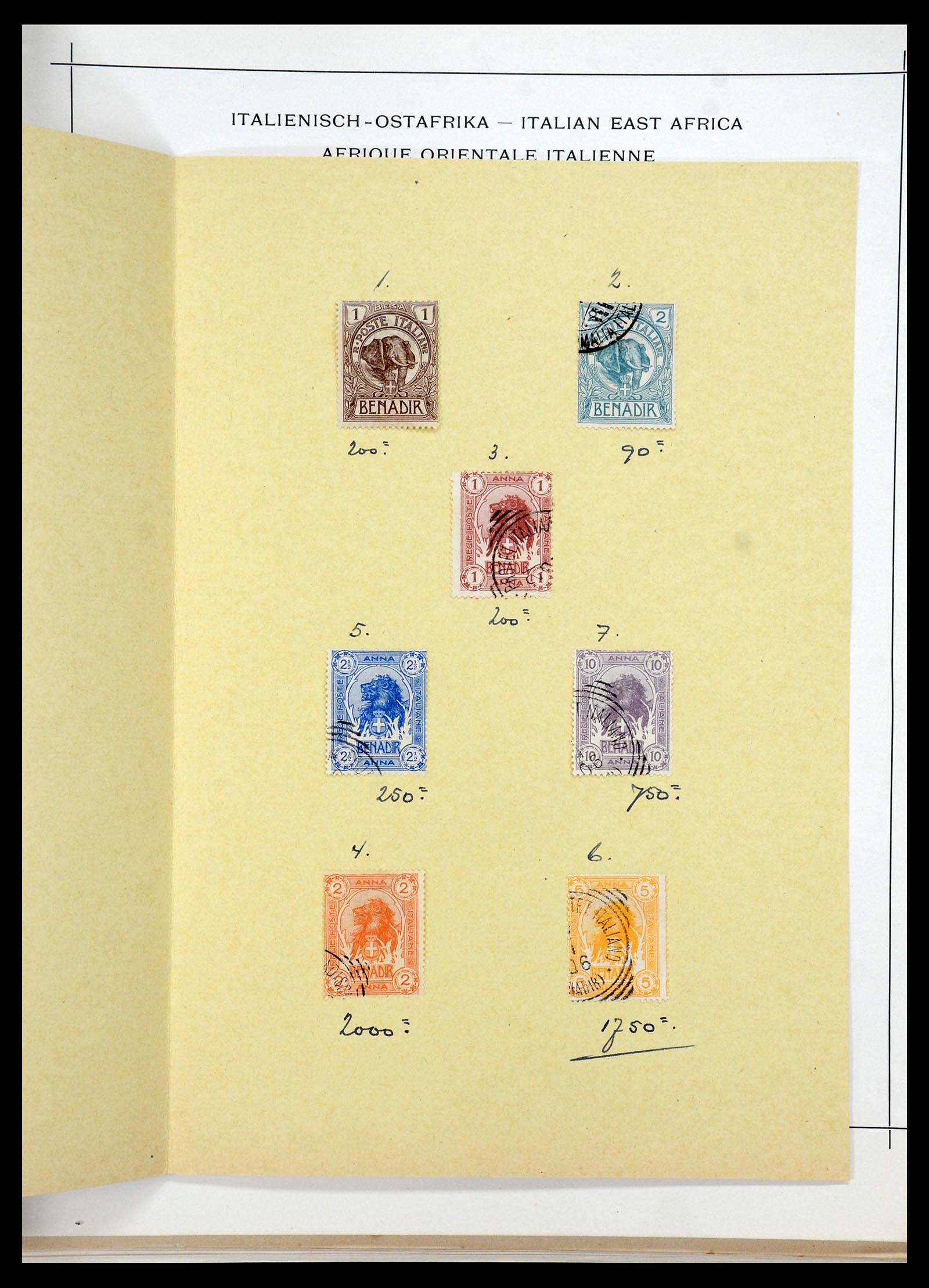 35526 007 - Stamp Collection 35526 Italian colonies 1893-1940.