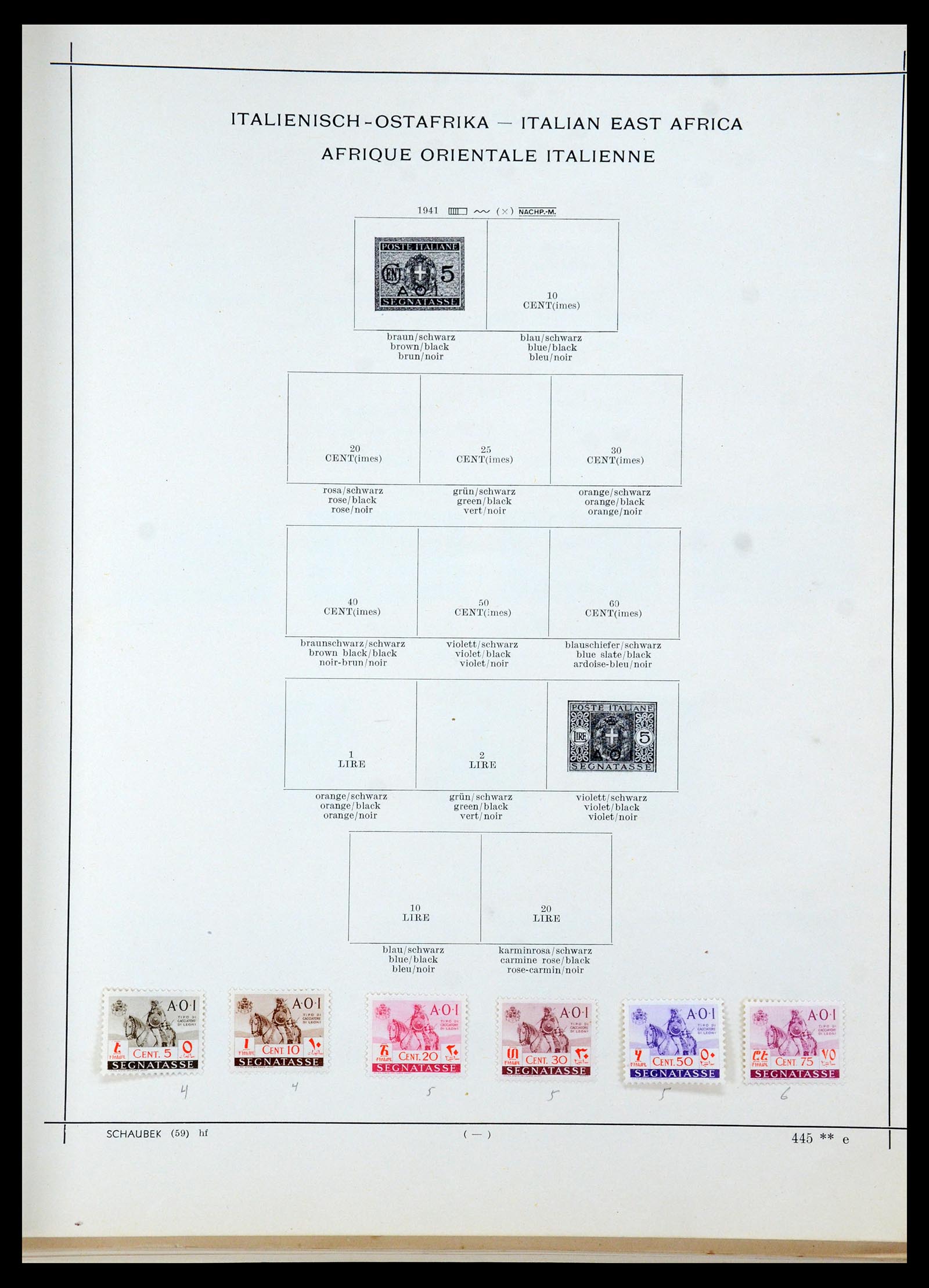 35526 008 - Stamp Collection 35526 Italian colonies 1893-1940.