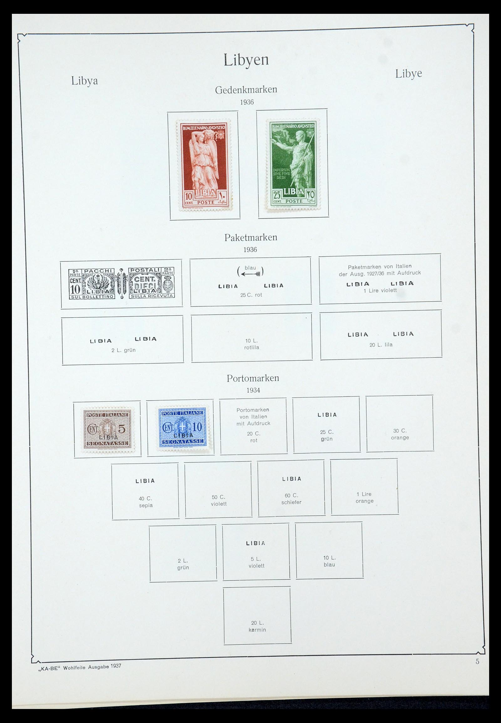 35526 037 - Stamp Collection 35526 Italian colonies 1893-1940.