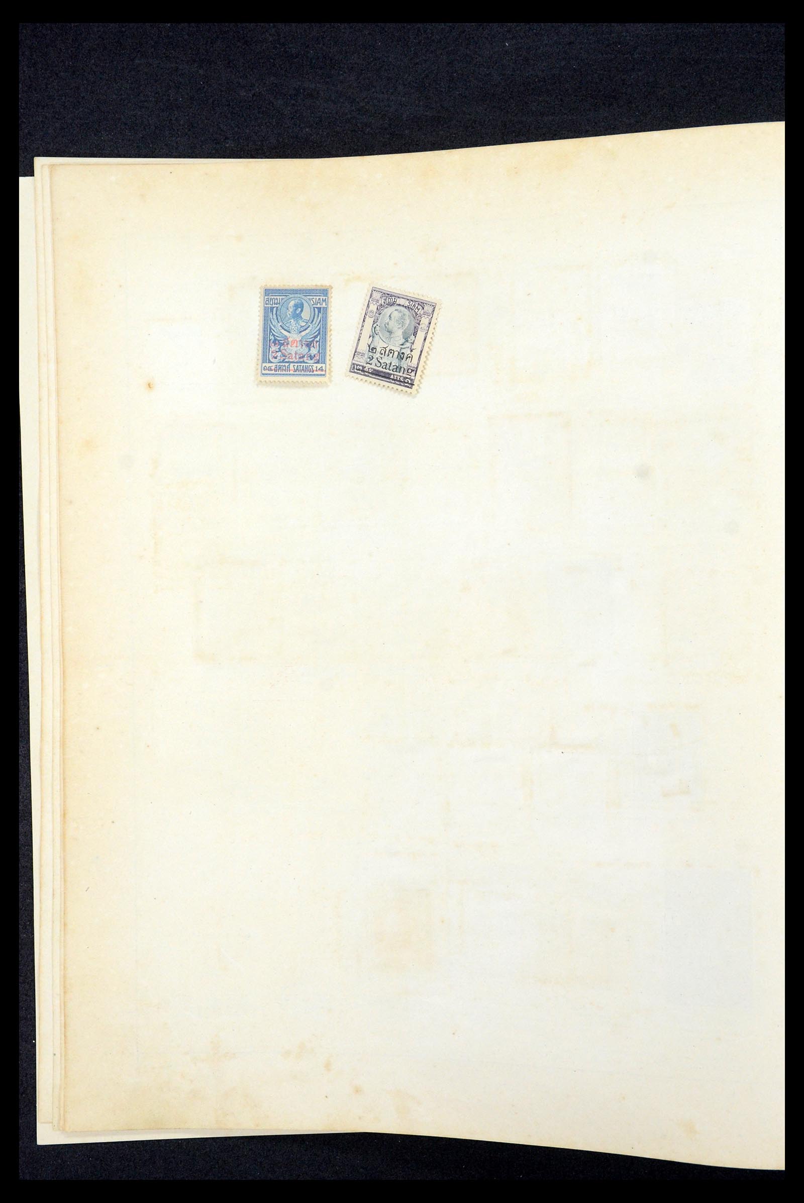 35527 006 - Postzegelverzameling 35527 Thailand 1883-1941.
