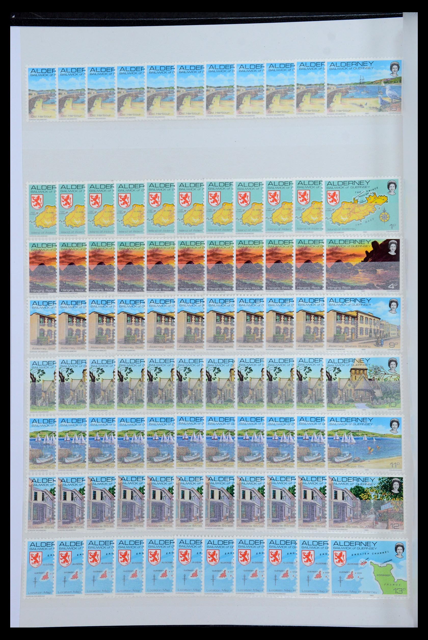35529 008 - Stamp Collection 35529 Alderney1983-2014!