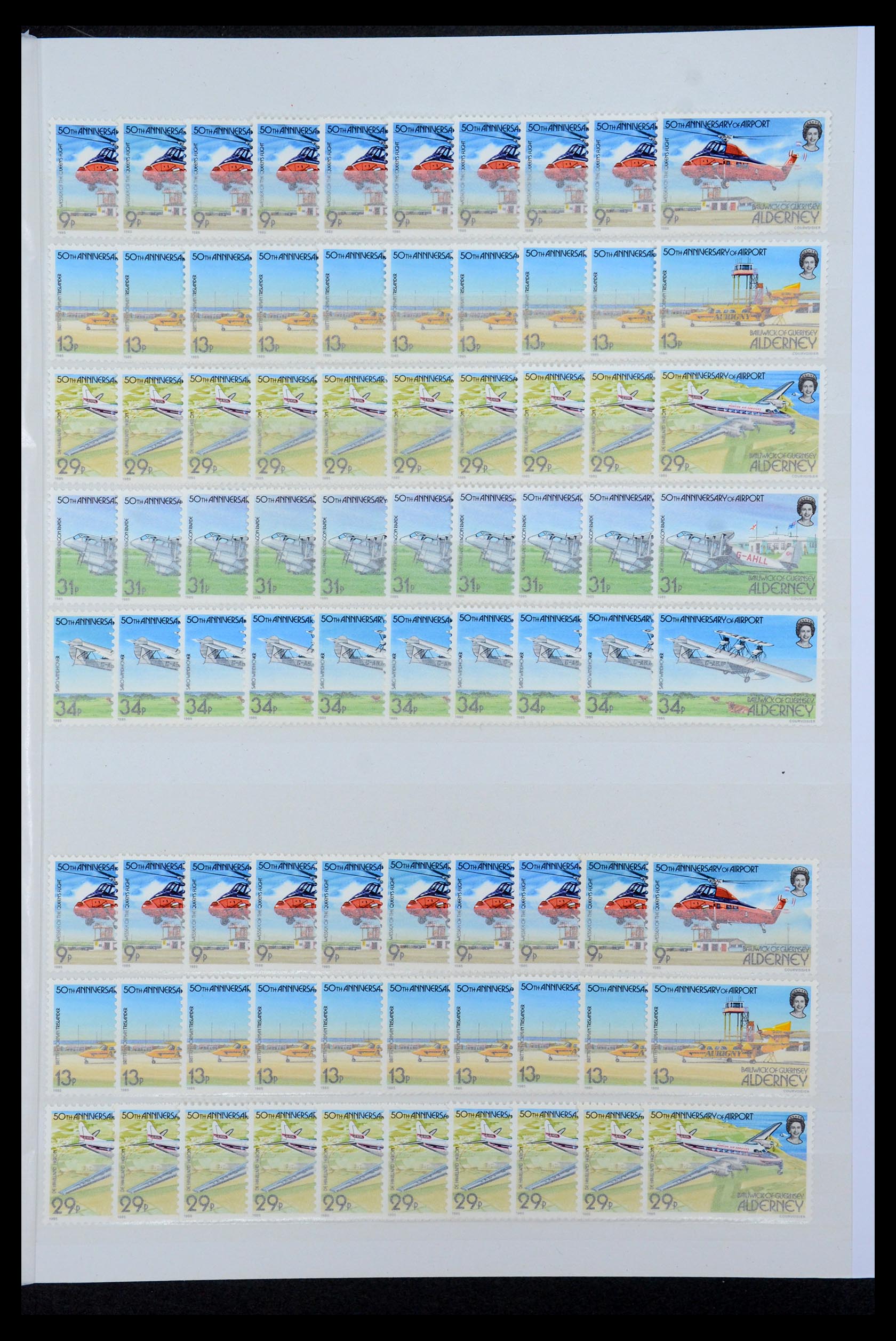 35529 019 - Postzegelverzameling 35529 Alderney1983-2014!