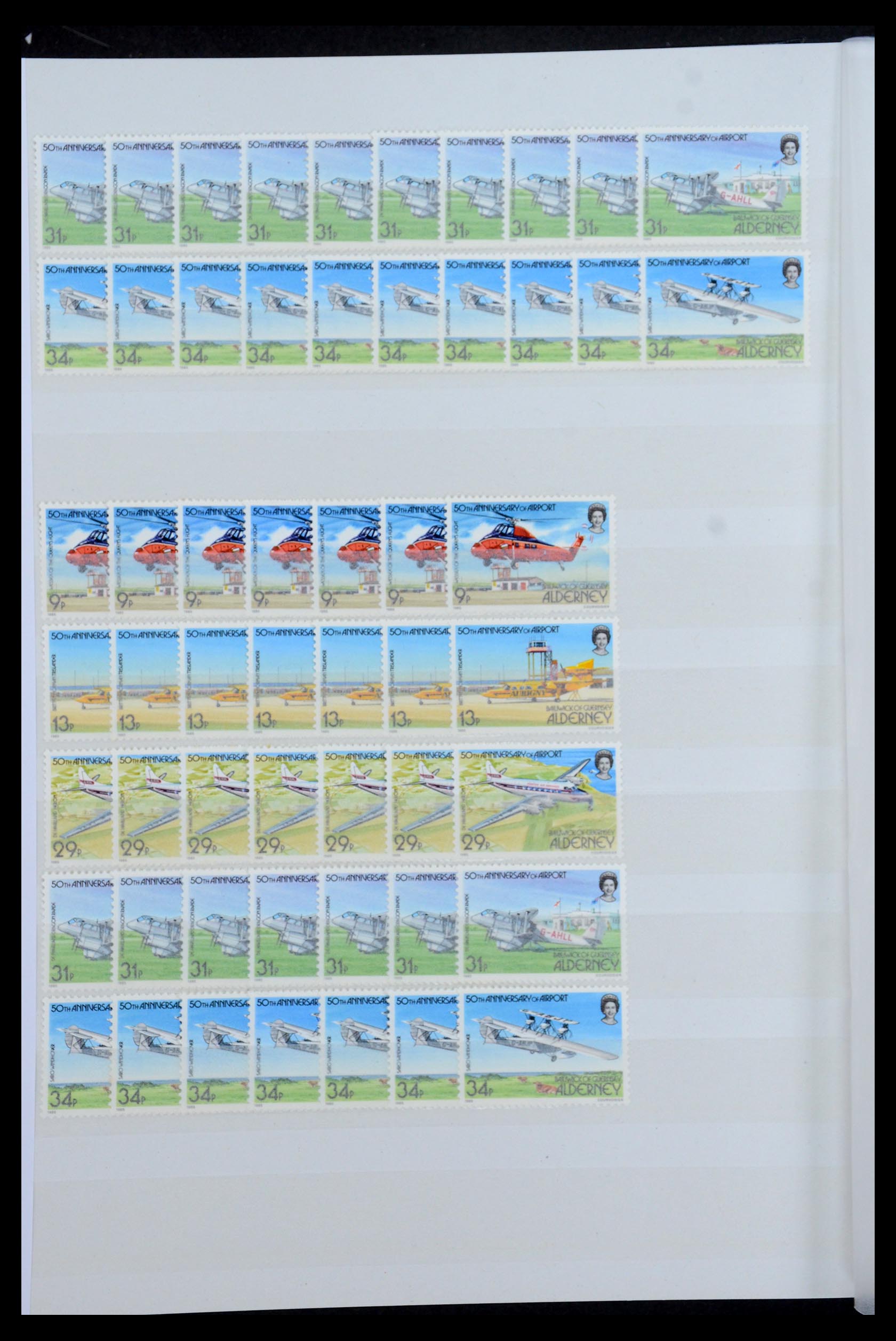35529 020 - Postzegelverzameling 35529 Alderney1983-2014!